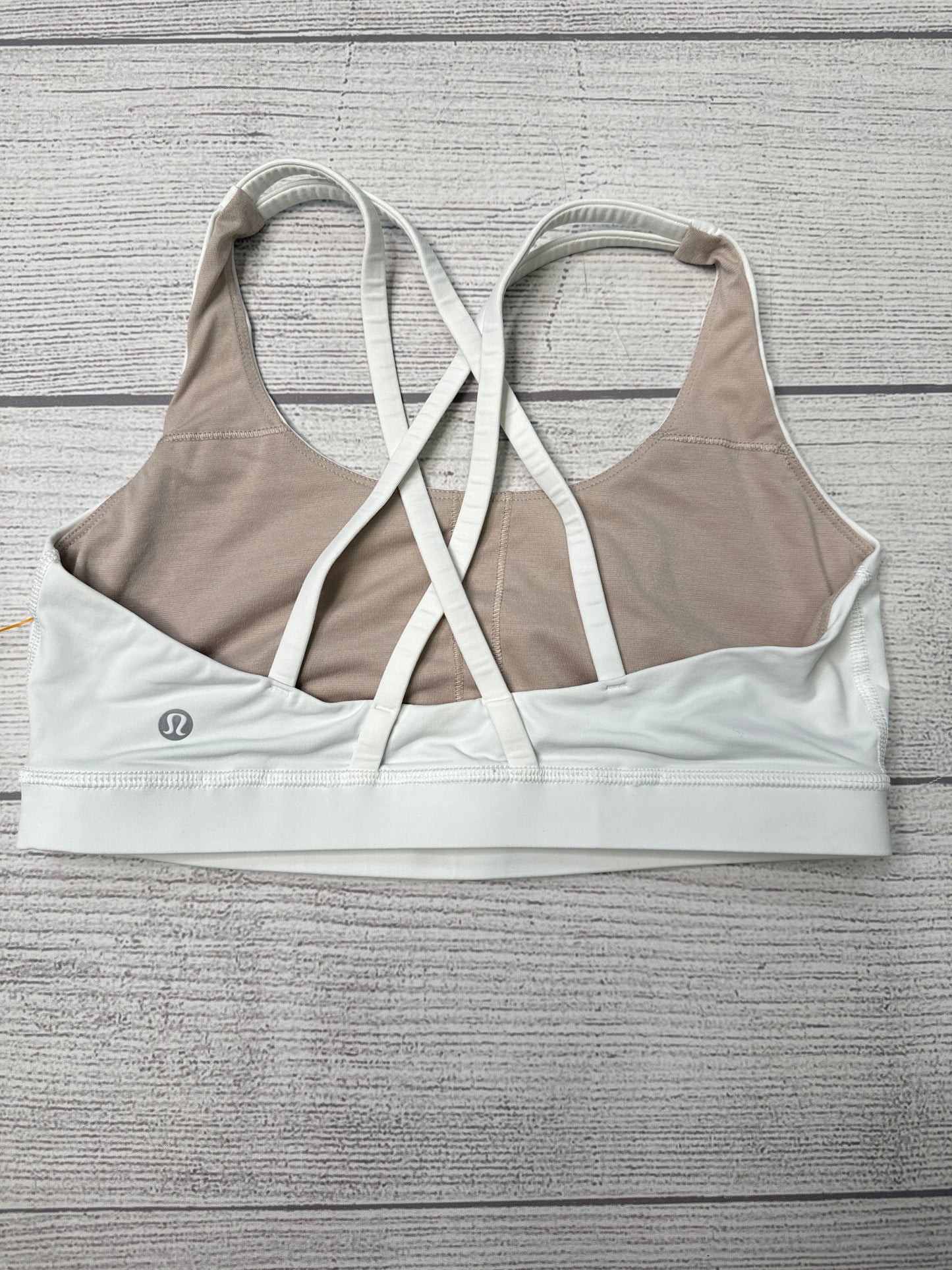 Athletic Bra By Lululemon In White, Size: M