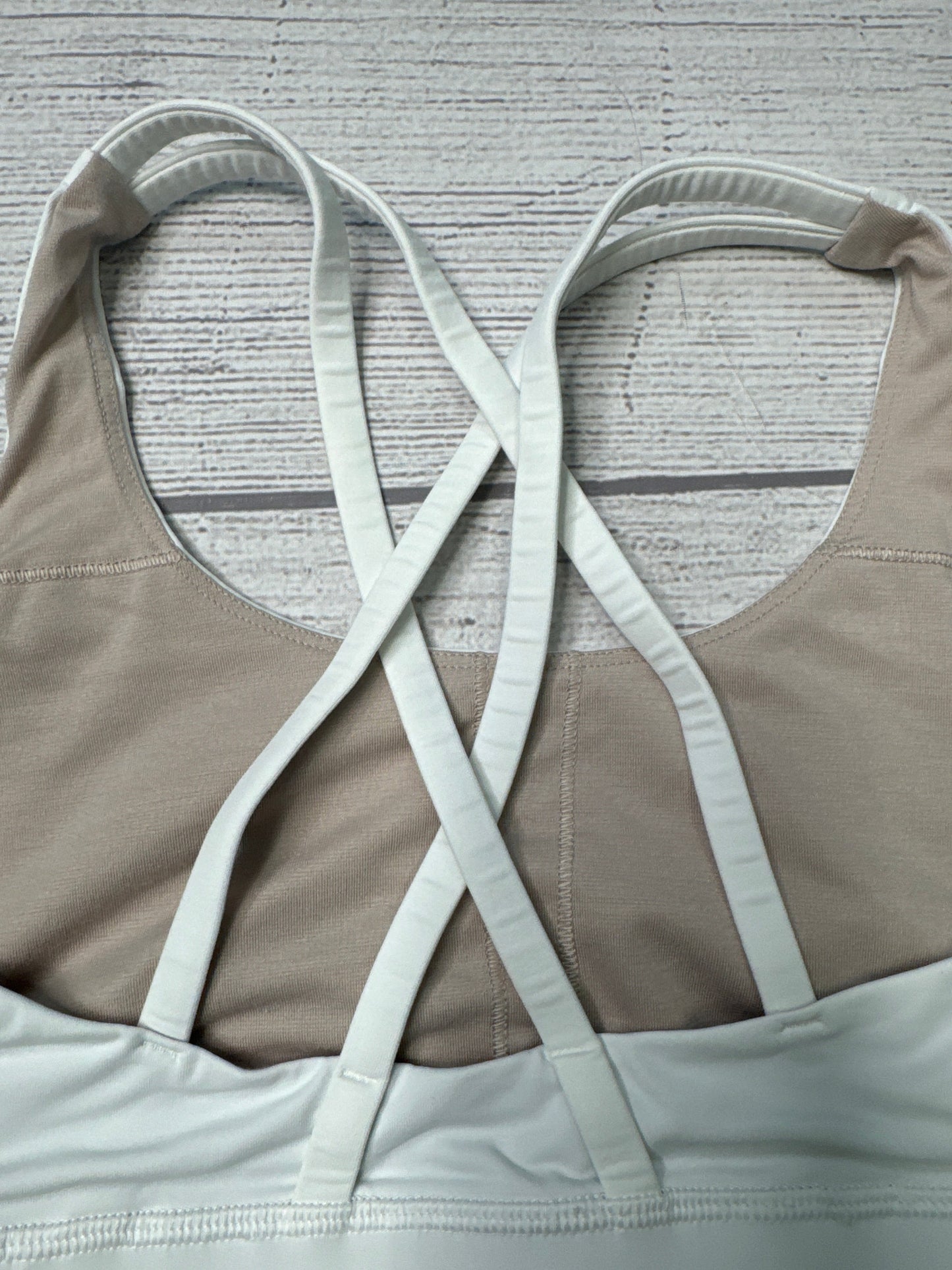 Athletic Bra By Lululemon In White, Size: M