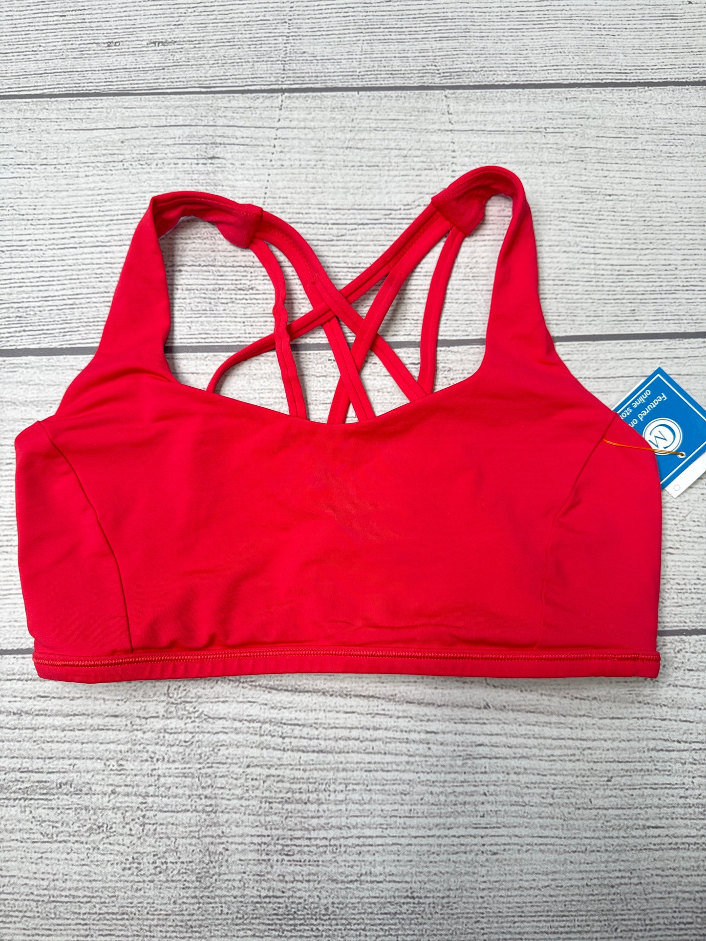 Athletic Bra By Lululemon In Red, Size: M