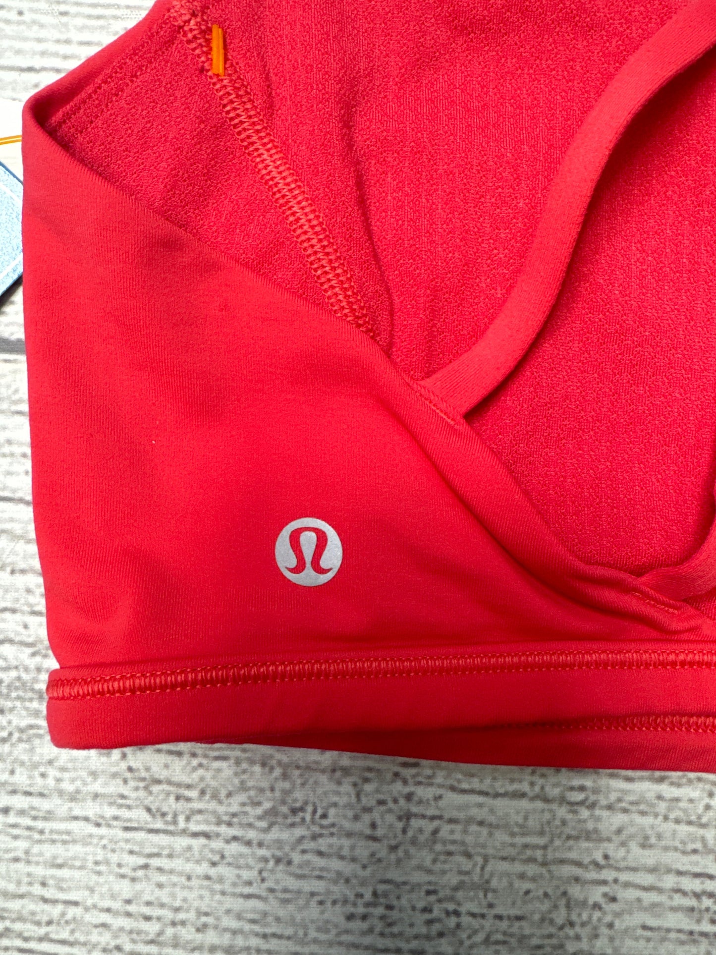 Athletic Bra By Lululemon In Red, Size: M