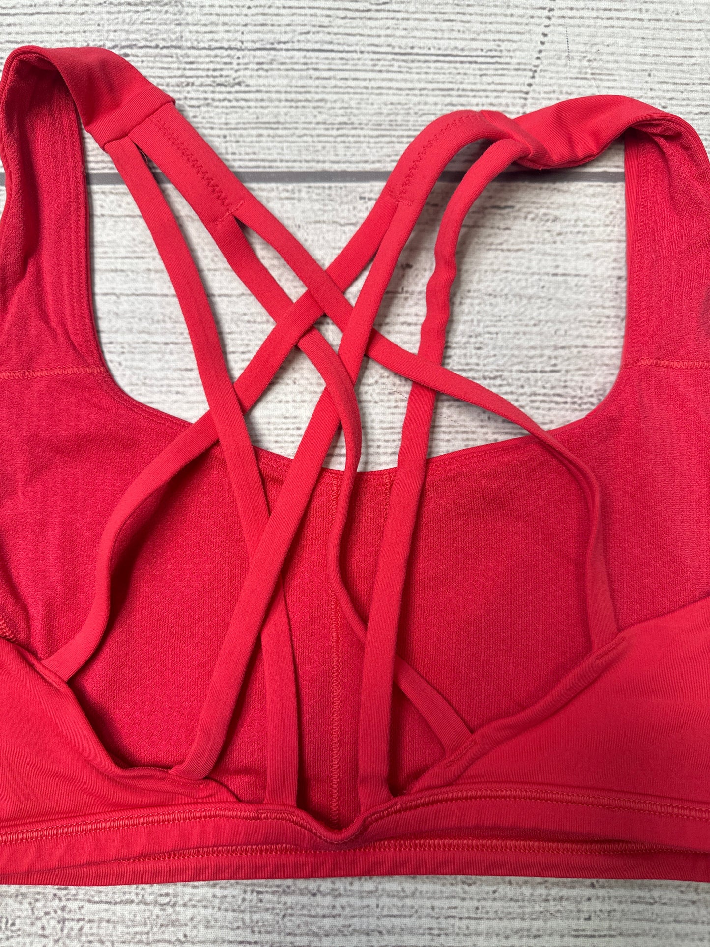 Athletic Bra By Lululemon In Red, Size: M