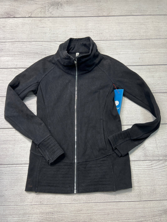 Athletic Jacket By Lululemon In Black, Size: M