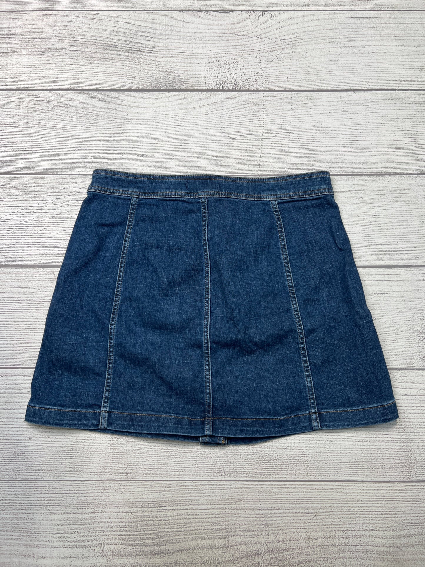 Skirt Mini & Short By Madewell In Blue Denim, Size: 10