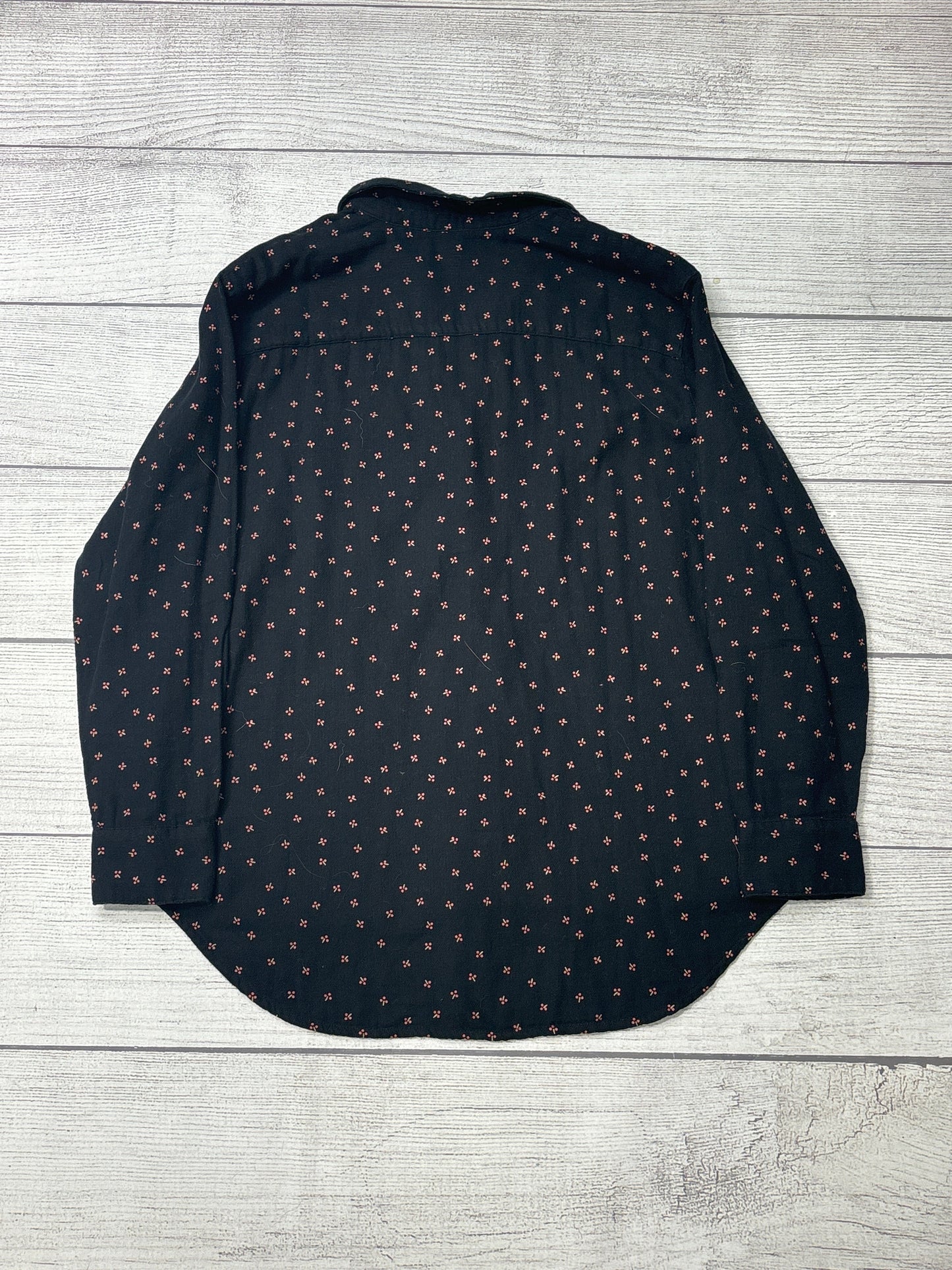 Blouse Long Sleeve By Madewell In Black, Size: M