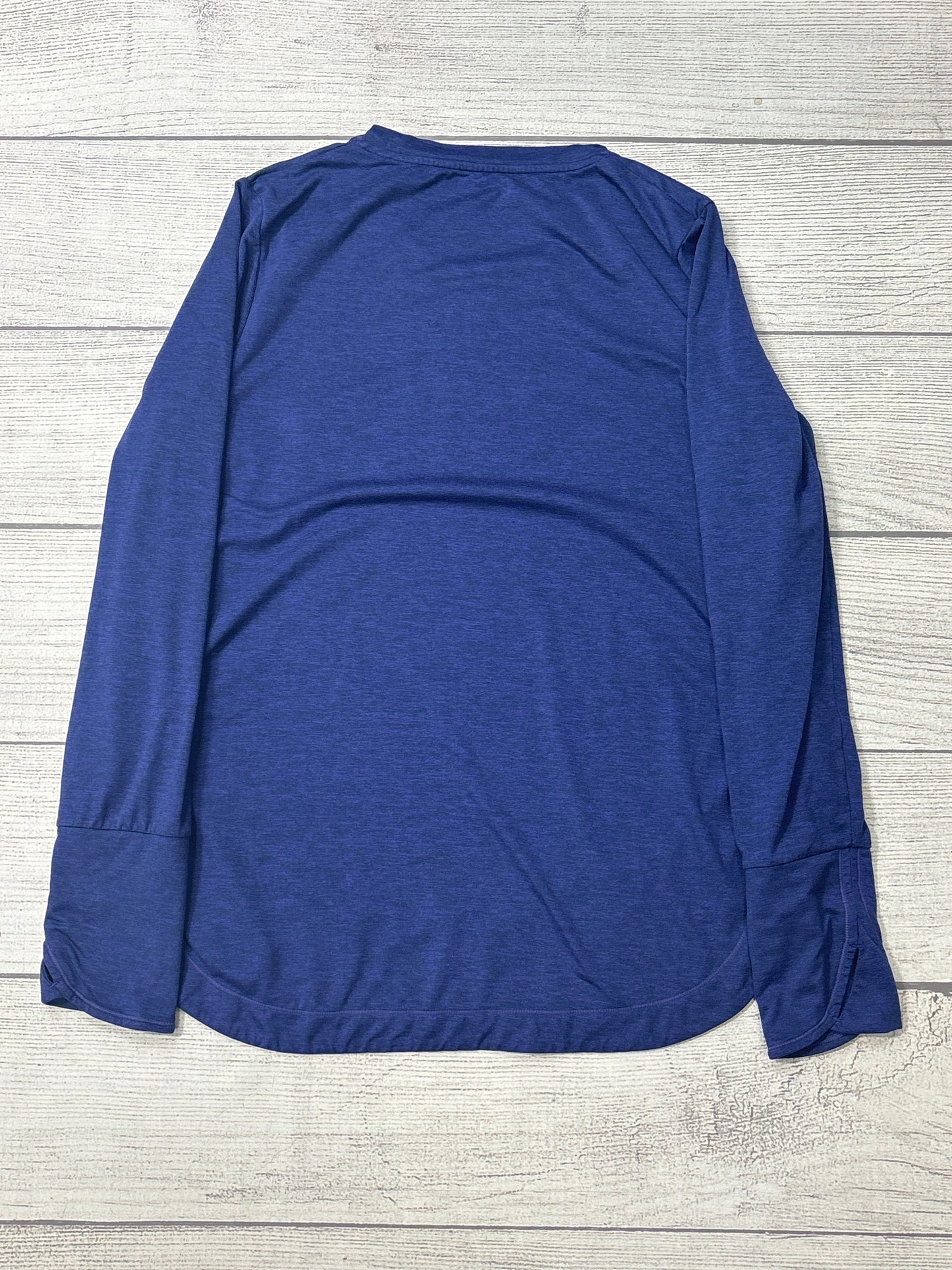 Athletic Top Long Sleeve Crewneck By Athleta In Purple, Size: L