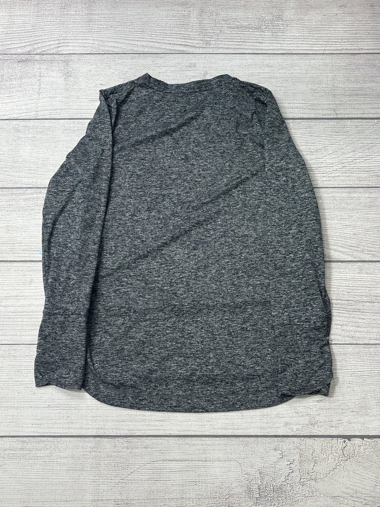 Athletic Top Long Sleeve Crewneck By Athleta In Grey, Size: L