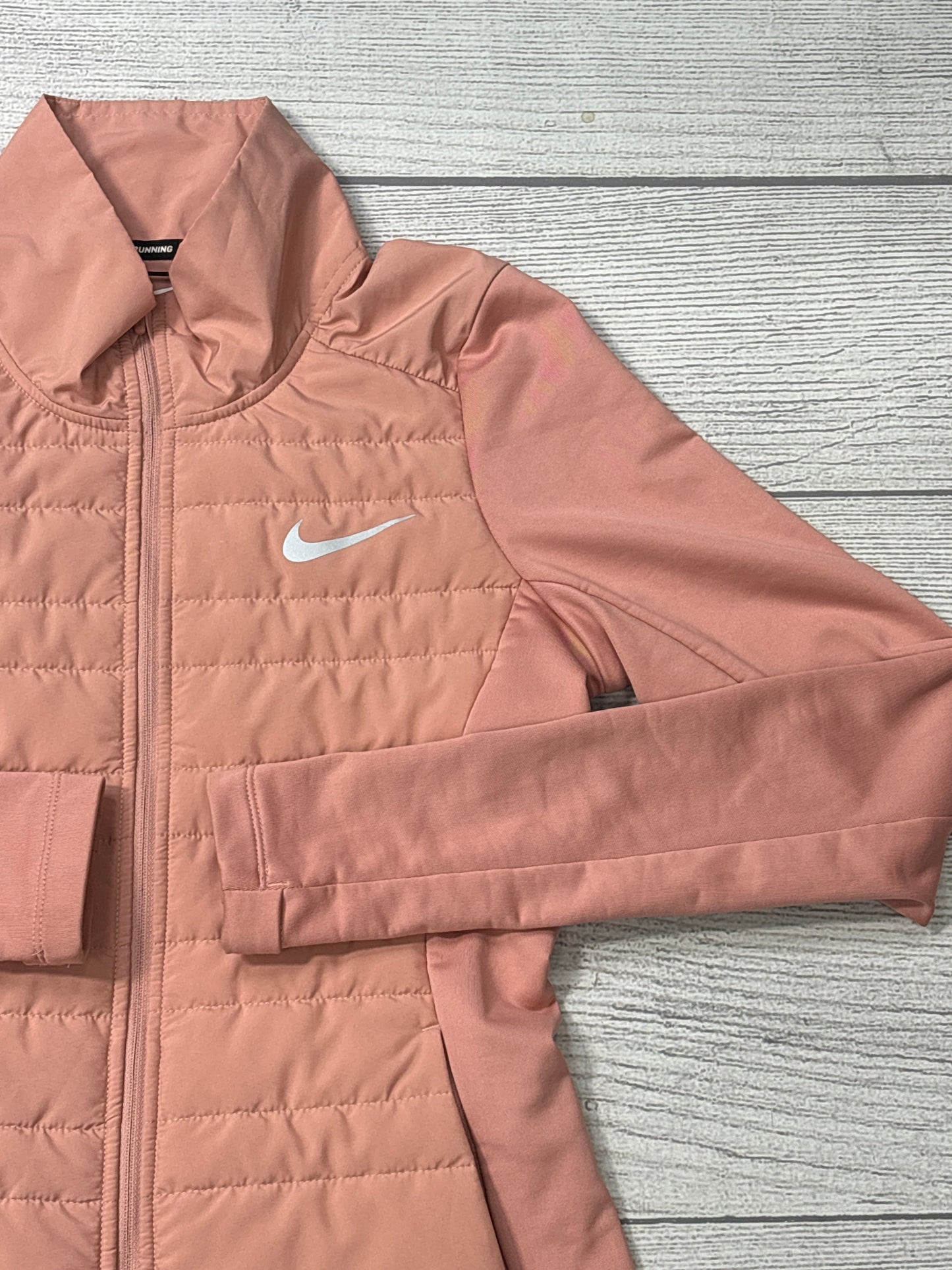 Athletic Jacket By Nike Apparel In Pink, Size: Xs