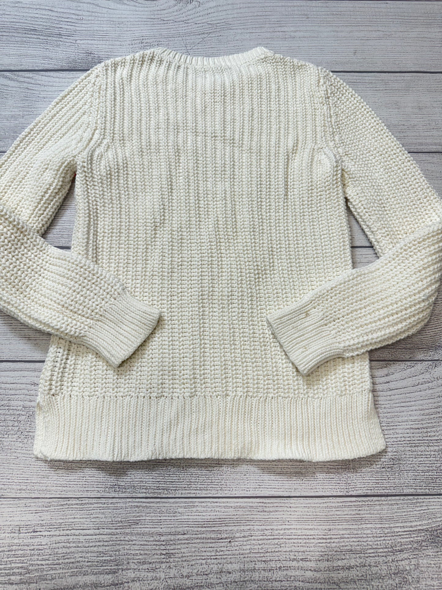 Sweater By Nautica In White, Size: L