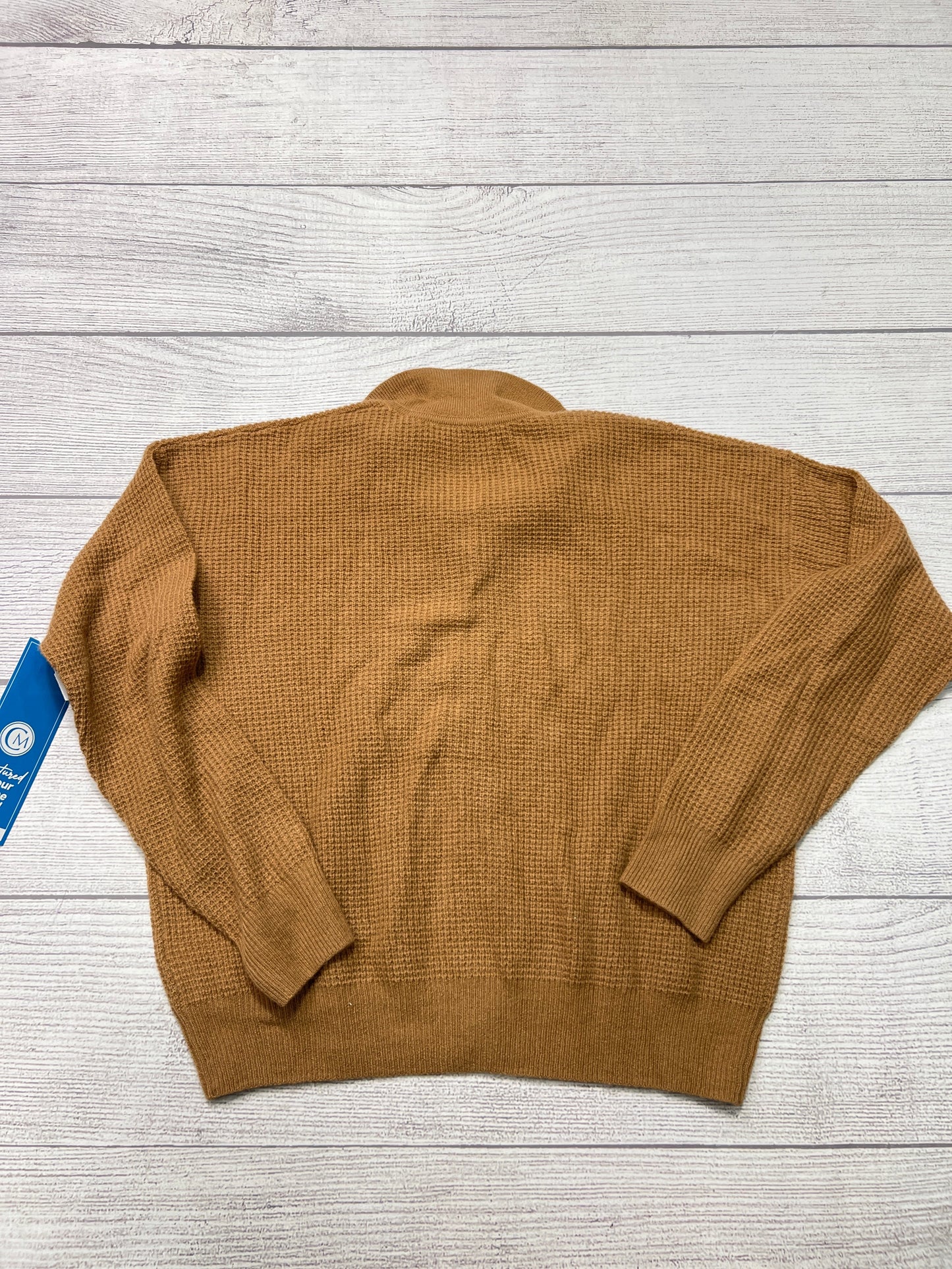 Cashmere Sweater Cardigan By Madewell In Brown, Size: S