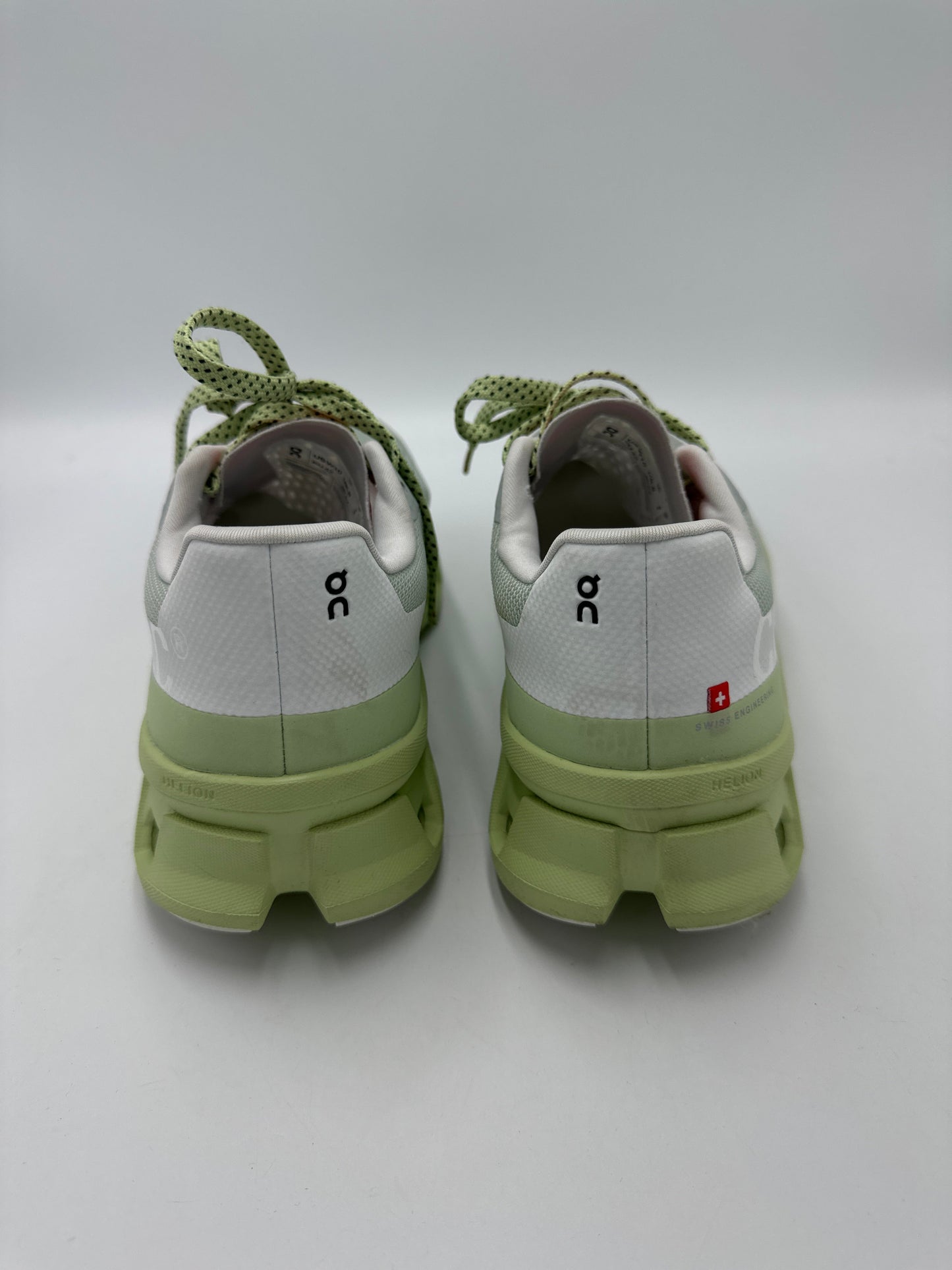 ON Cloudmonster Designer Shoes In Green, Size: 10