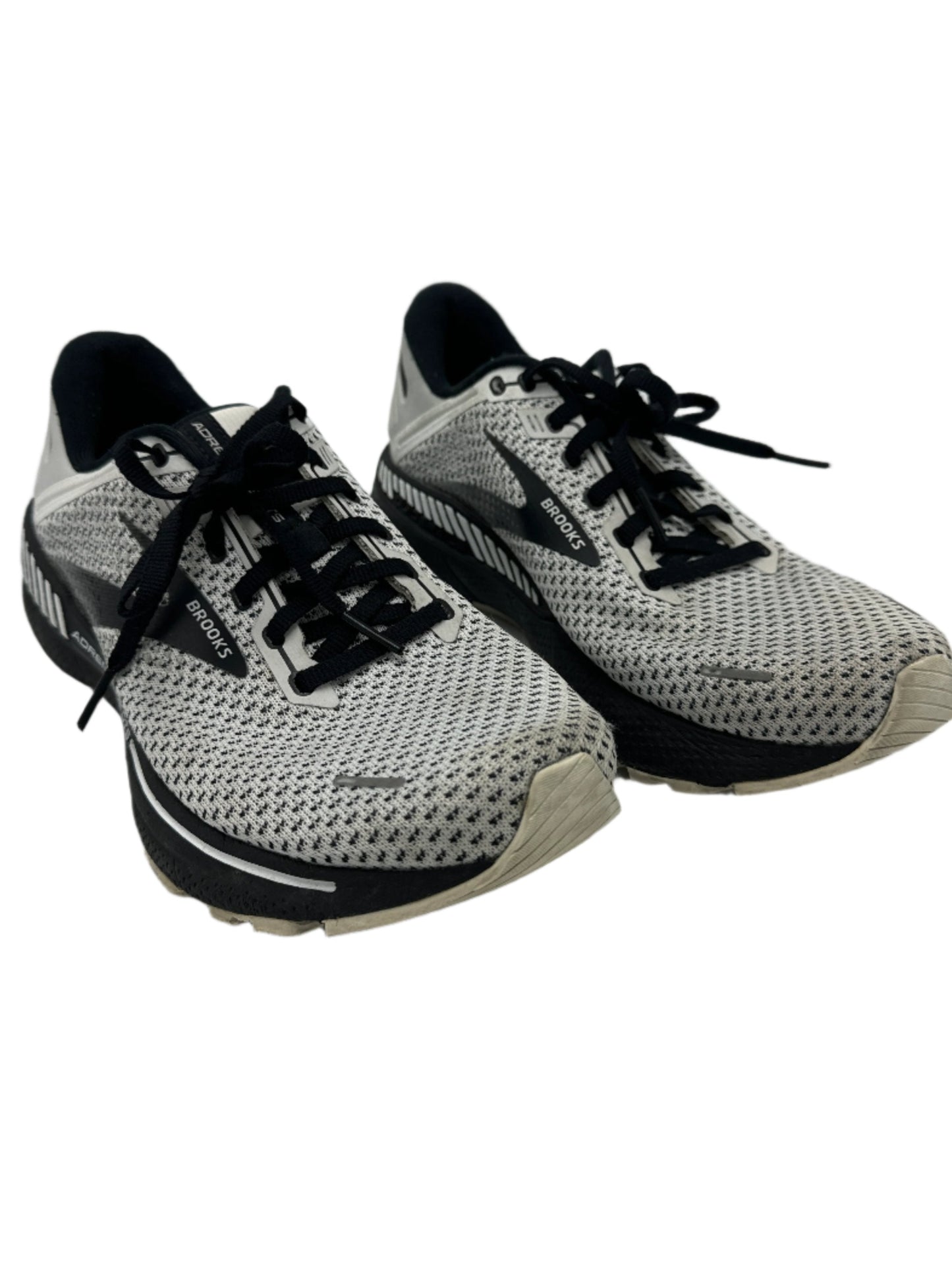 Shoes Athletic By Brooks In Black & White, Size: 10.5