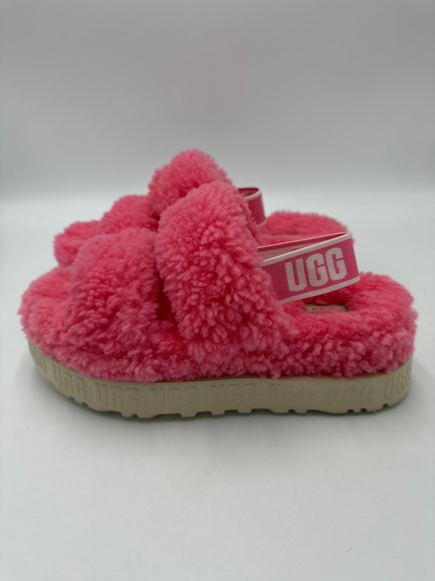 Shoes Designer By Ugg In Pink, Size: 8