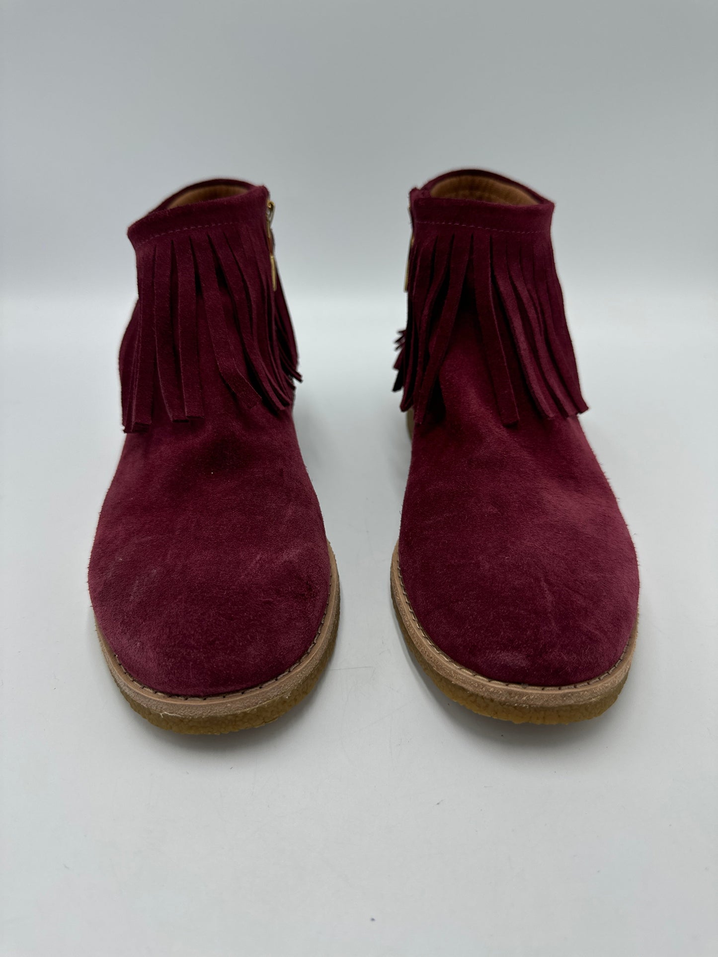 Kate Spade Boots / Shoes Designer In Maroon, Size: 7