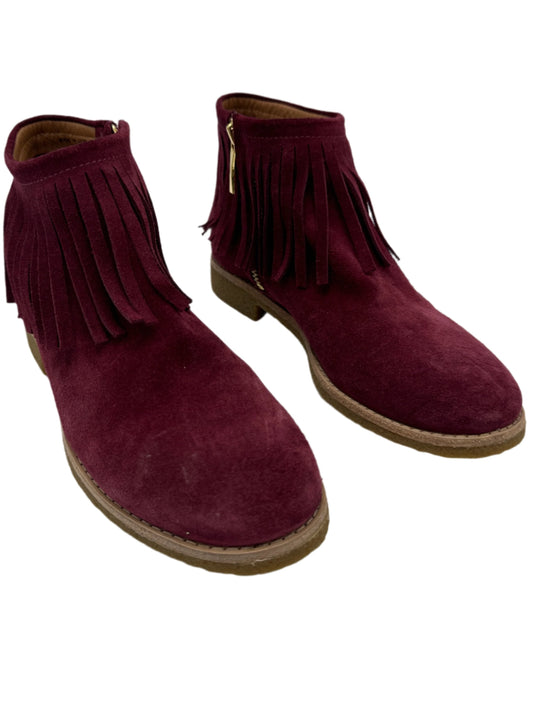 Kate Spade Boots / Shoes Designer In Maroon, Size: 7