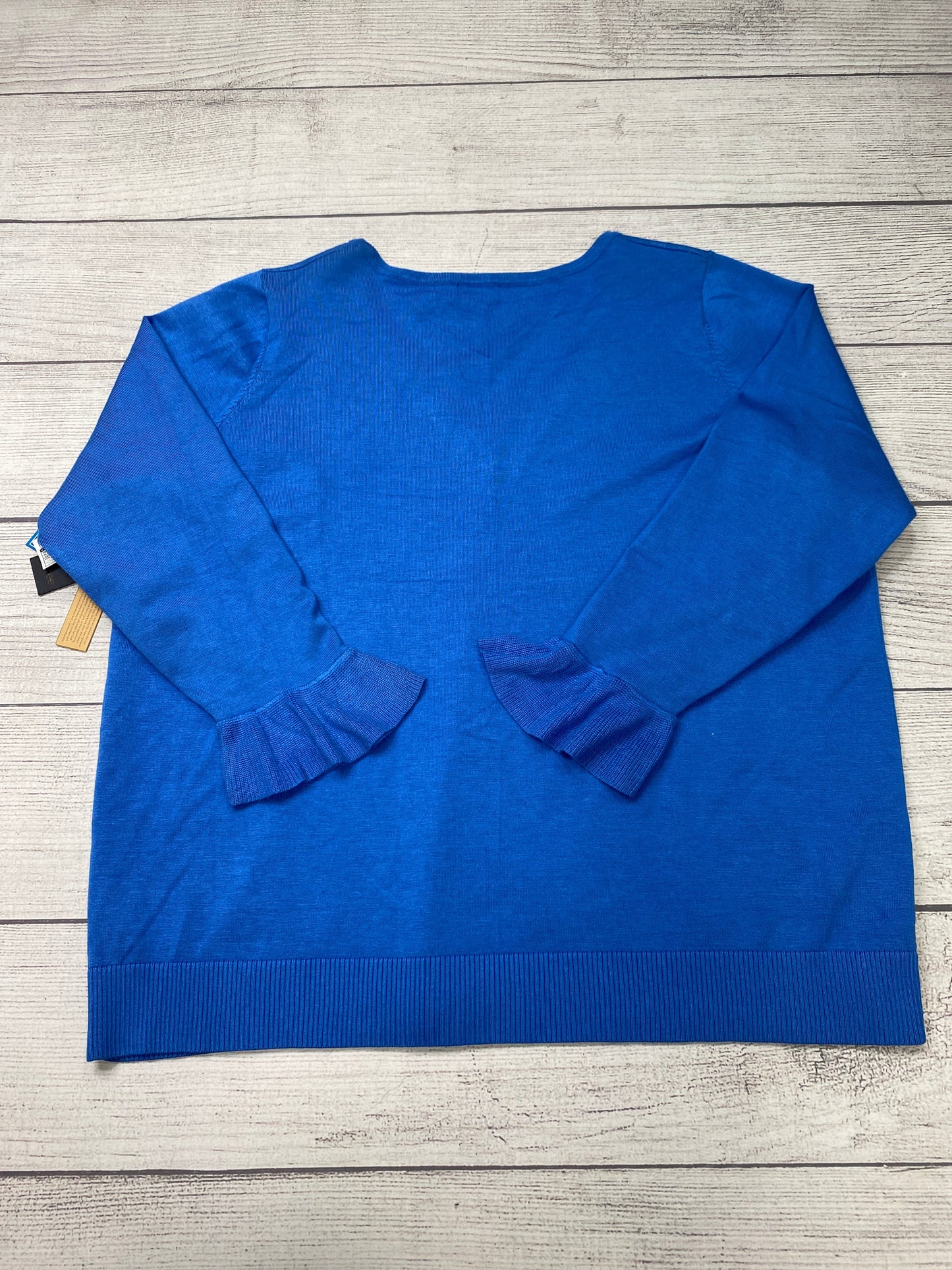 Top Long Sleeve By Maree Pour Toi In Blue, Size: Xl