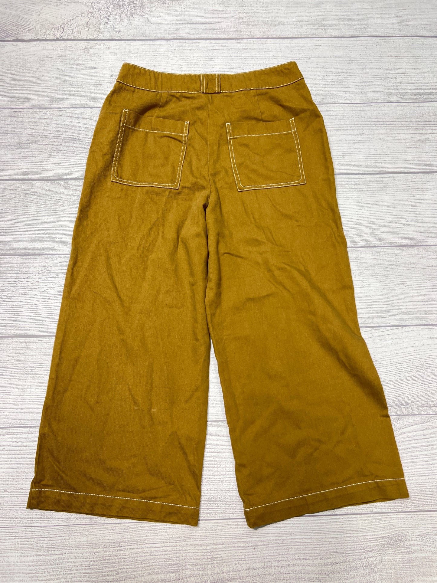 New! Pants Cropped By Anthropologie In Green, Size: 12