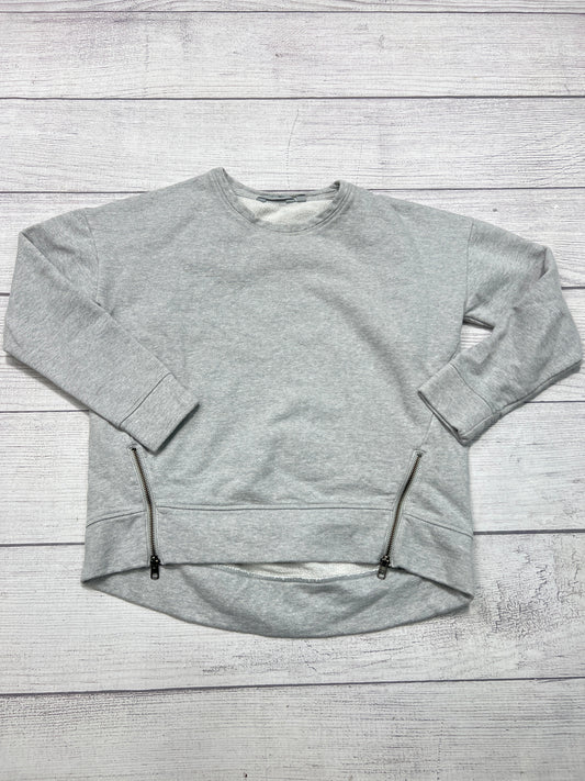 Athletic Top Long Sleeve Crewneck By Athleta In Grey, Size: Xs