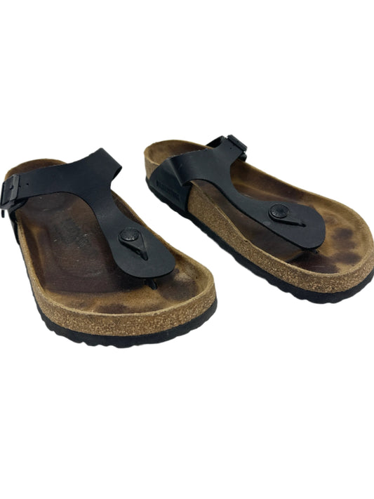 Sandals Designer By Birkenstock In Black, Size: 8.5