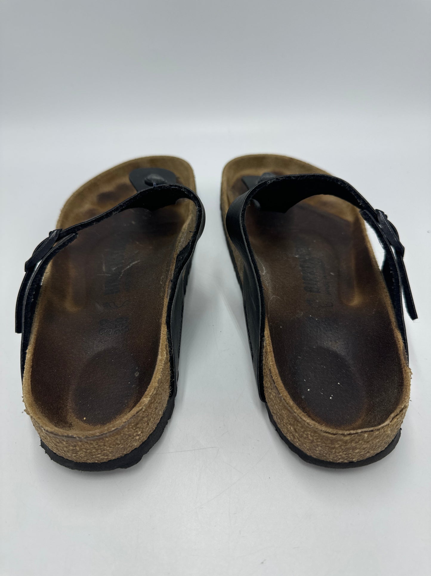 Sandals Designer By Birkenstock In Black, Size: 8.5