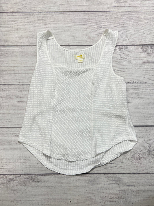 Top Sleeveless By Maeve In White, Size: Xl