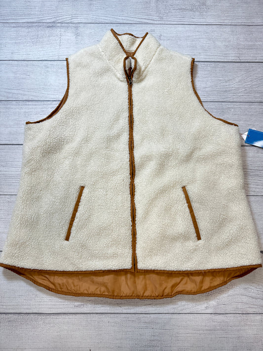 Vest Fleece By Old Navy In White, Size: 3x