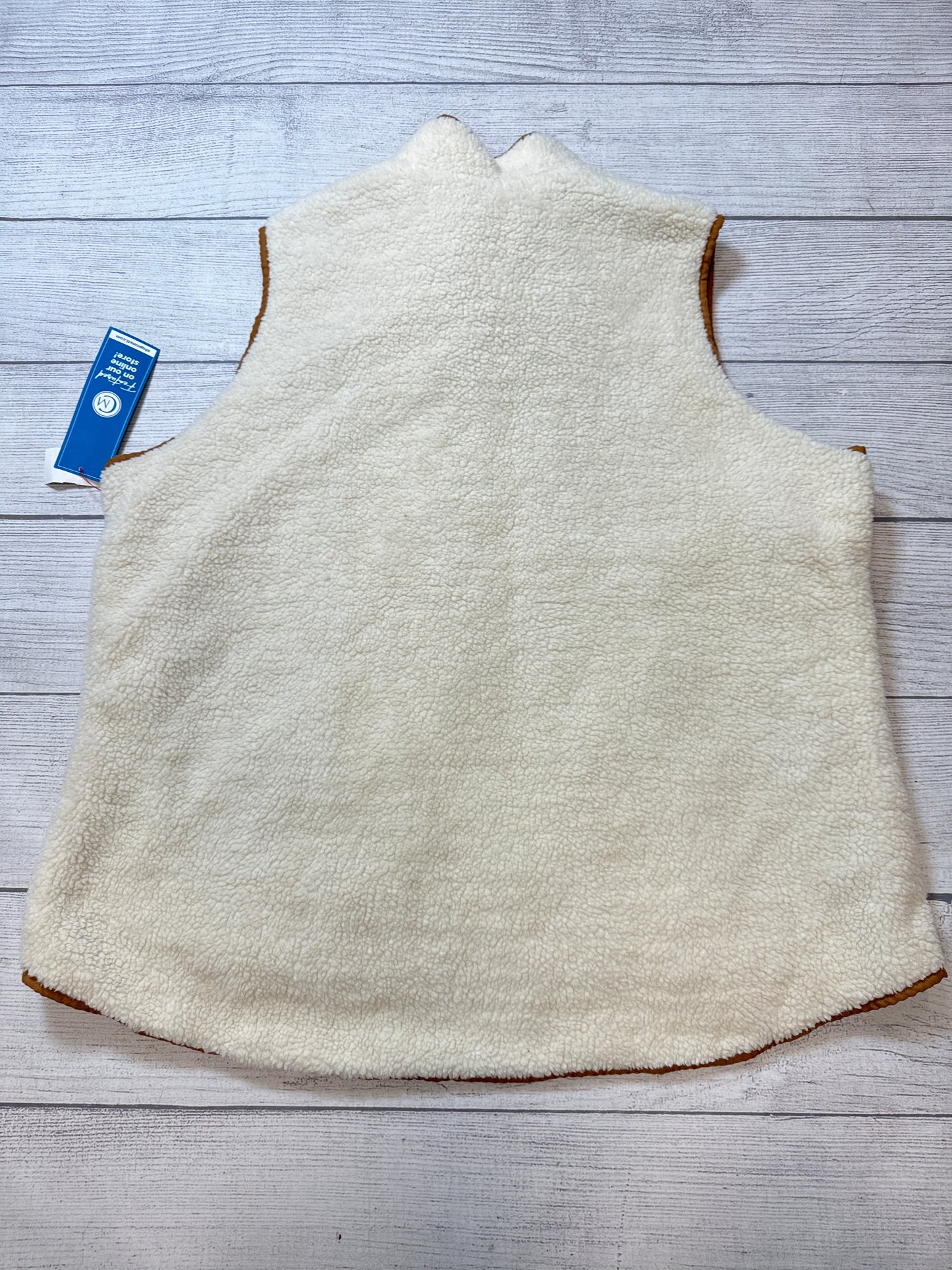 Vest Fleece By Old Navy In White, Size: 3x