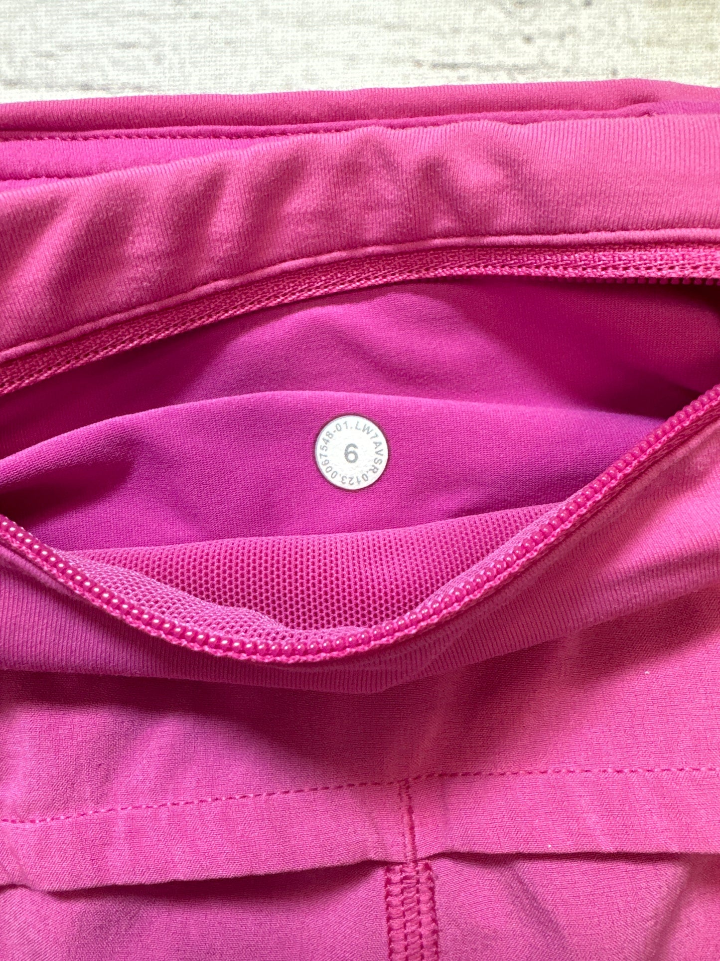 Athletic Shorts By Lululemon In Pink, Size: S