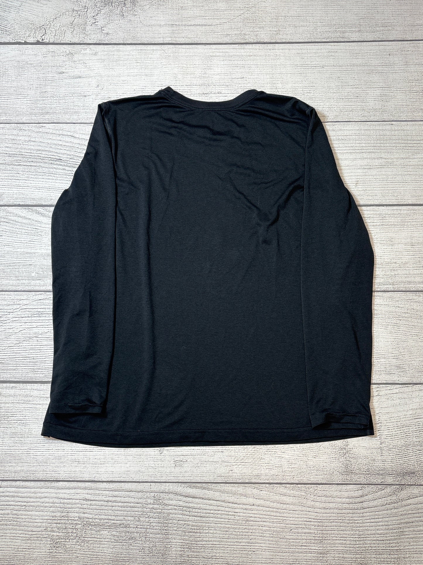 Athletic Top Long Sleeve Crewneck By Nike Apparel In Black, Size: Xl