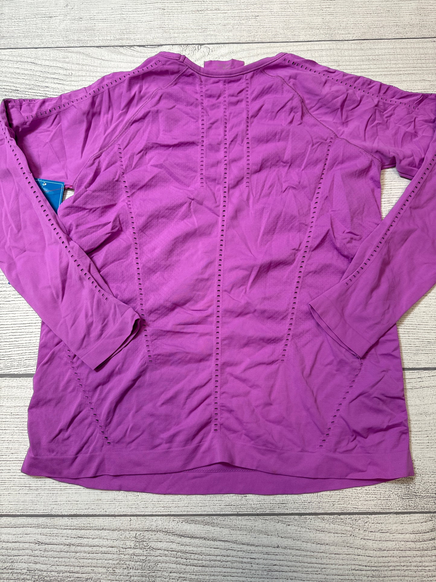 Athletic Top Long Sleeve Crewneck By Athleta In Purple, Size: M