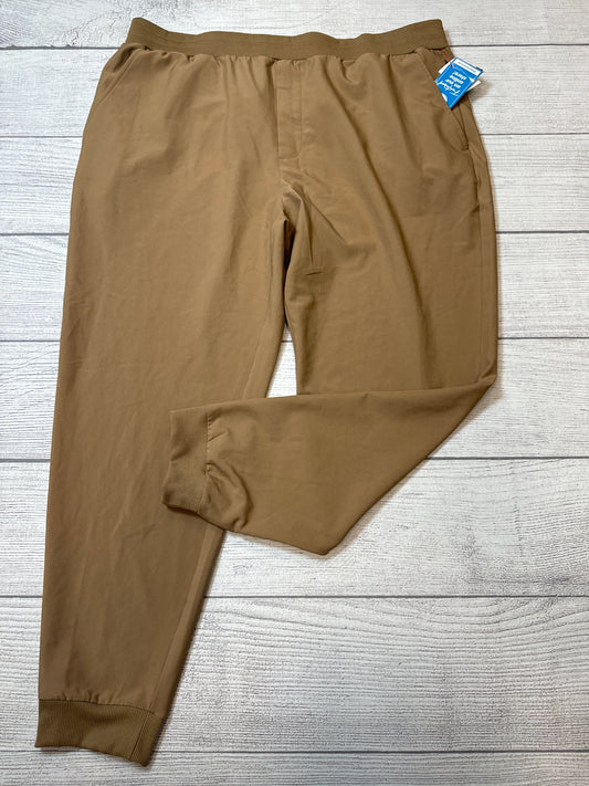 Athletic Pants By Flx In Brown, Size: Xxl