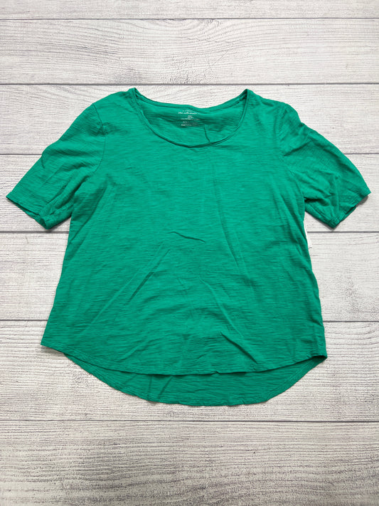 Top Short Sleeve Basic By Chicos In Green, Size: M