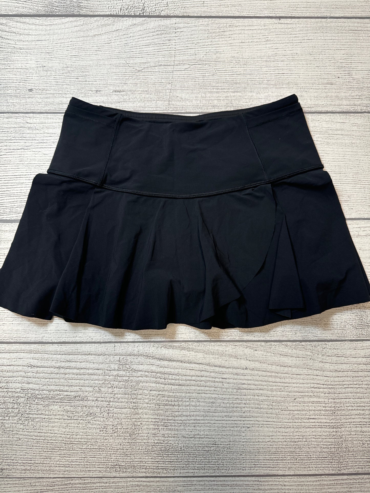 Athletic Skort By Lululemon In Black, Size: S