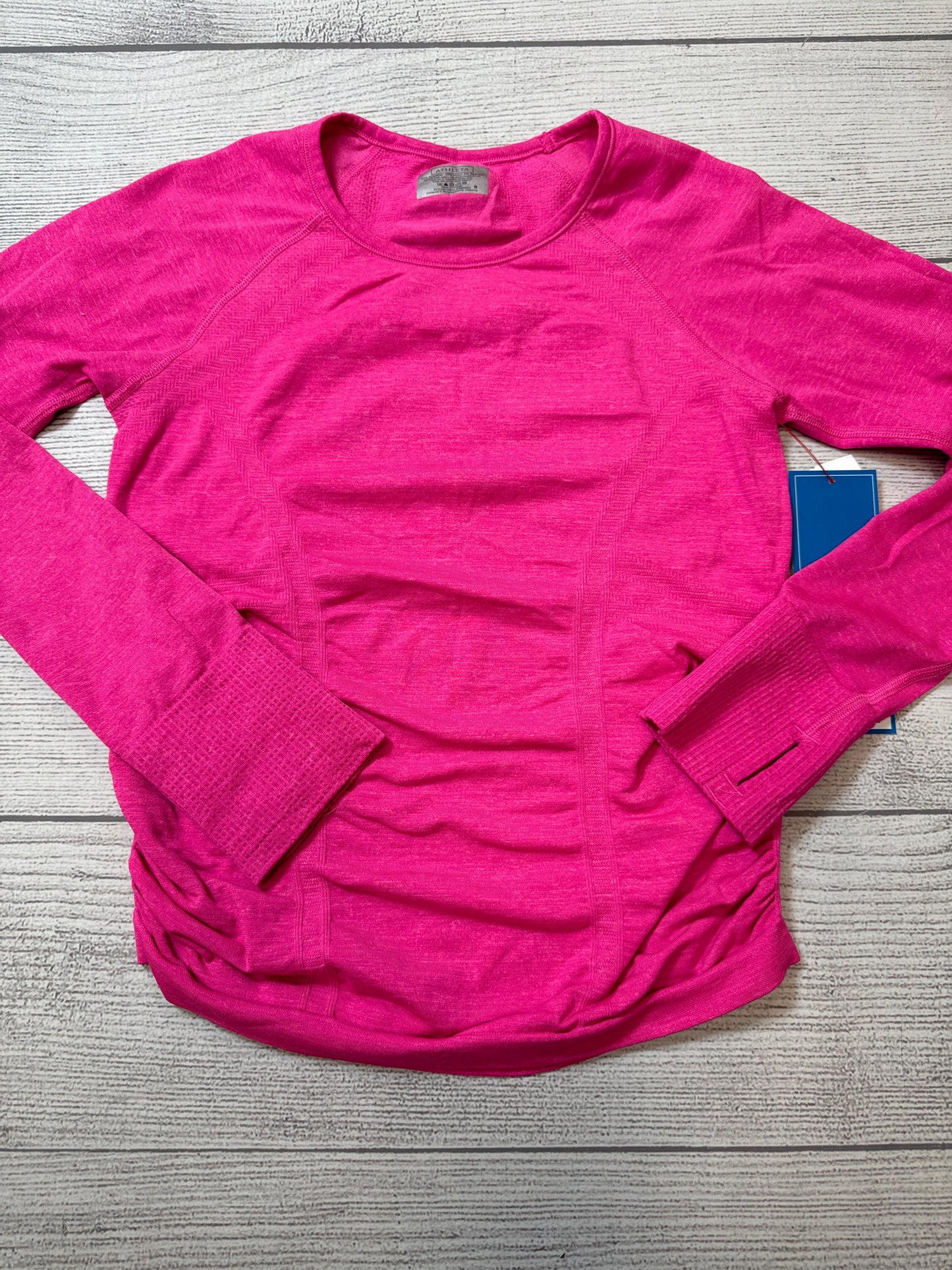 Athletic Top Long Sleeve Crewneck By Athleta In Pink, Size: S