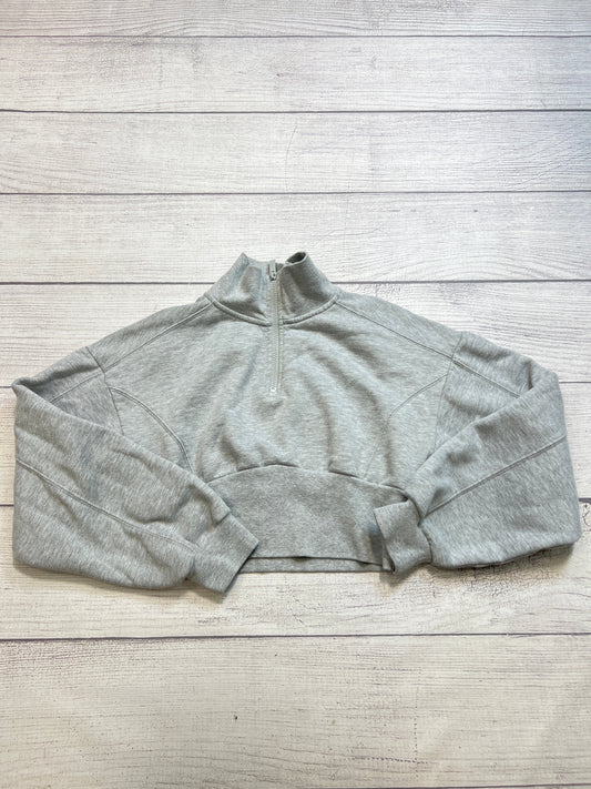 Sweatshirt Crewneck By Alo In Grey, Size: M