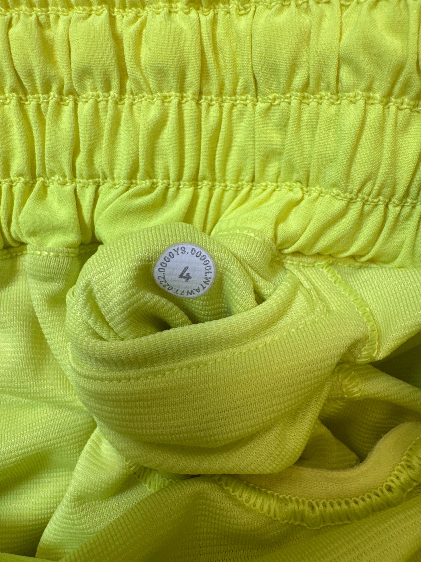 Athletic Shorts By Lululemon In Yellow, Size: S