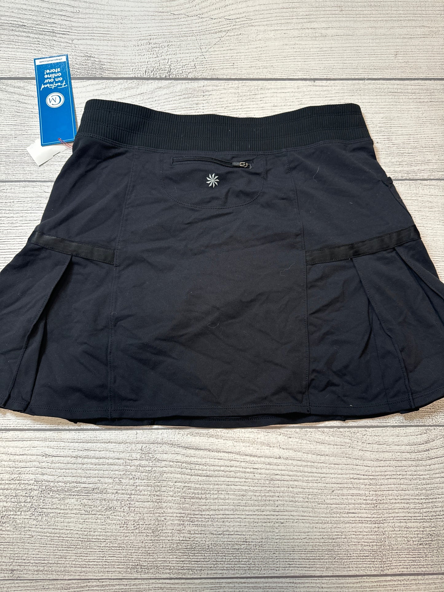 Athletic Skort By Athleta In Black, Size: M