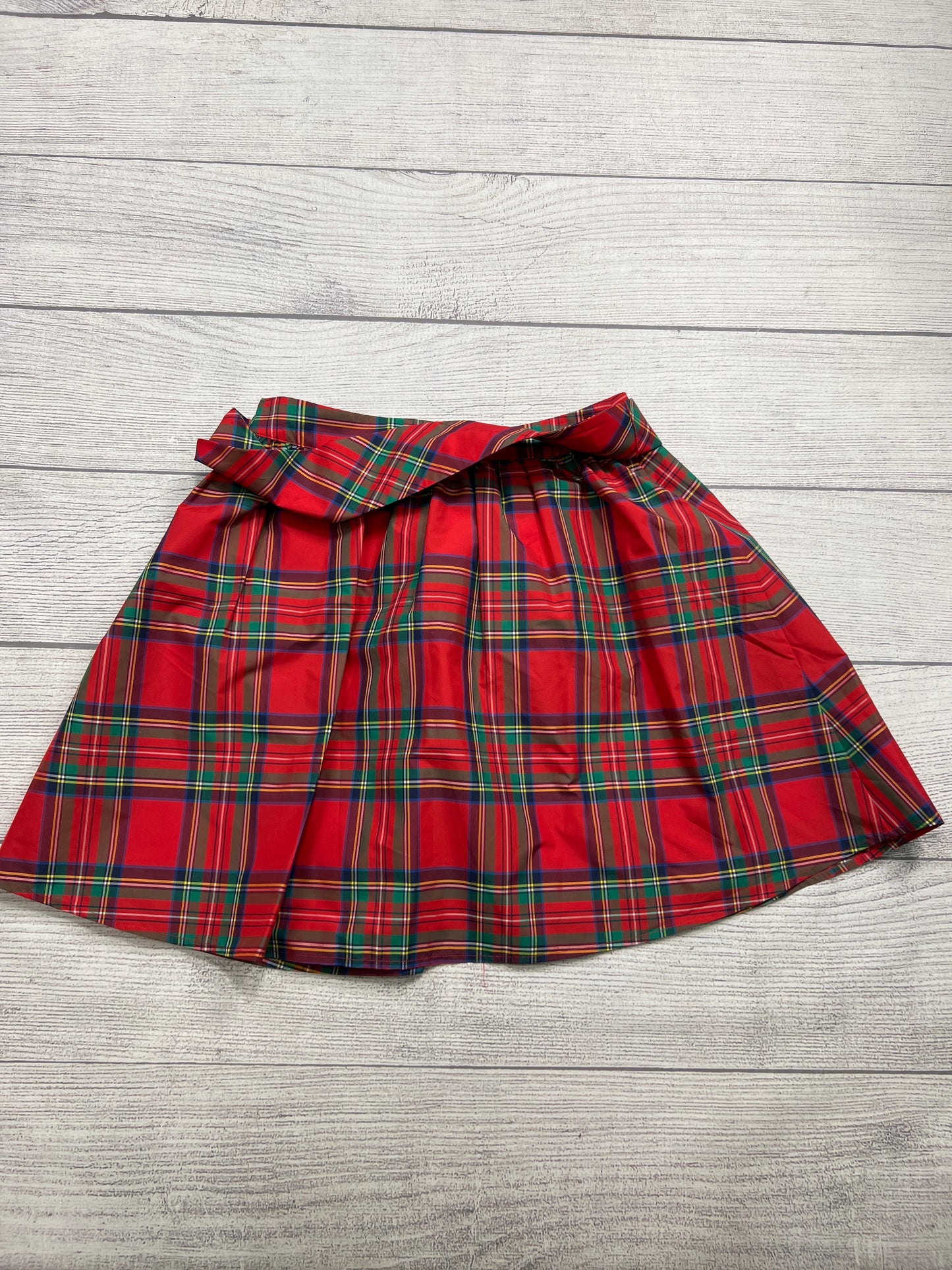 New!Skirt Mini & Short By Vineyard Vines In Plaid Pattern, Size: 4