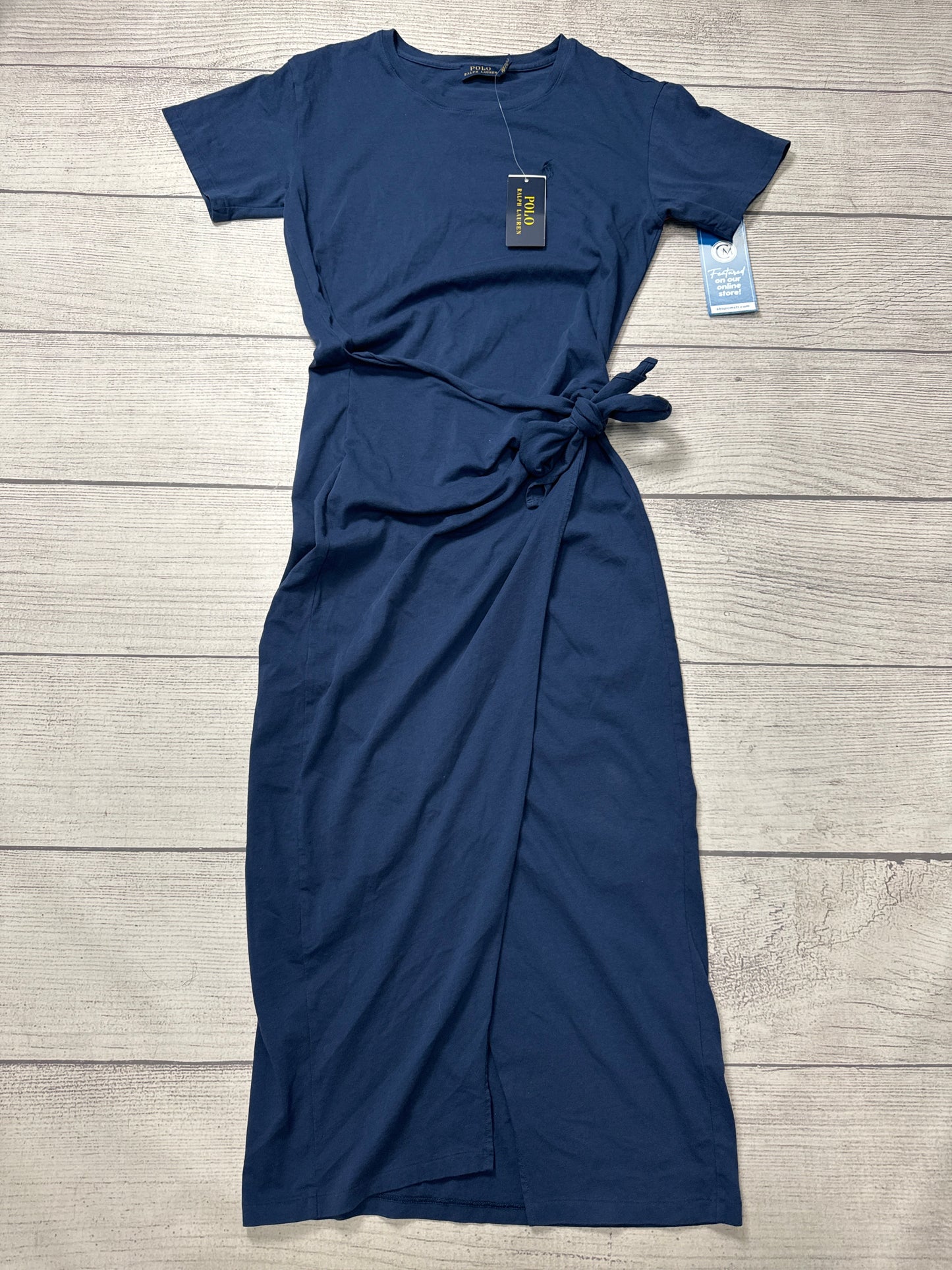 Dress Casual Midi By Polo Ralph Lauren In Blue, Size: Xs