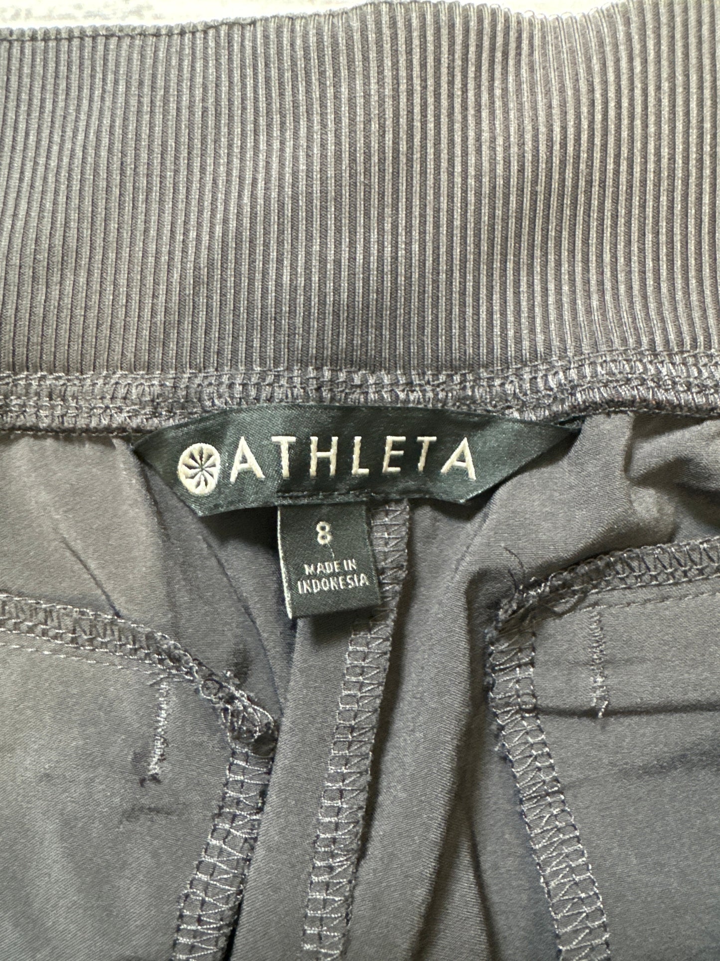 Athletic Pants By Athleta In Grey, Size: M