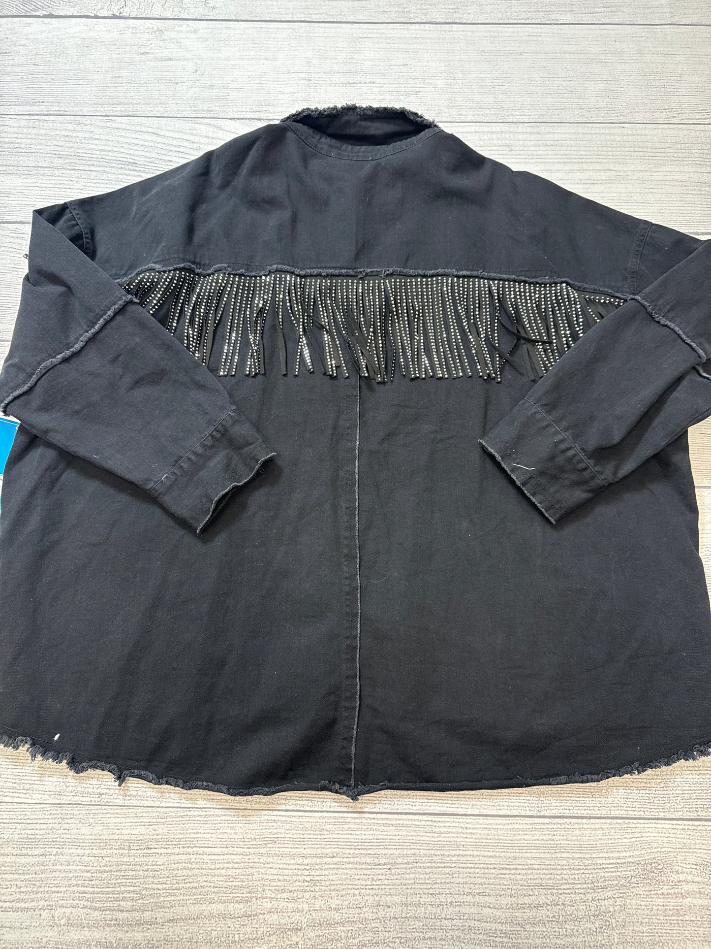 Jacket Denim By Altard State In Black, Size: 2x