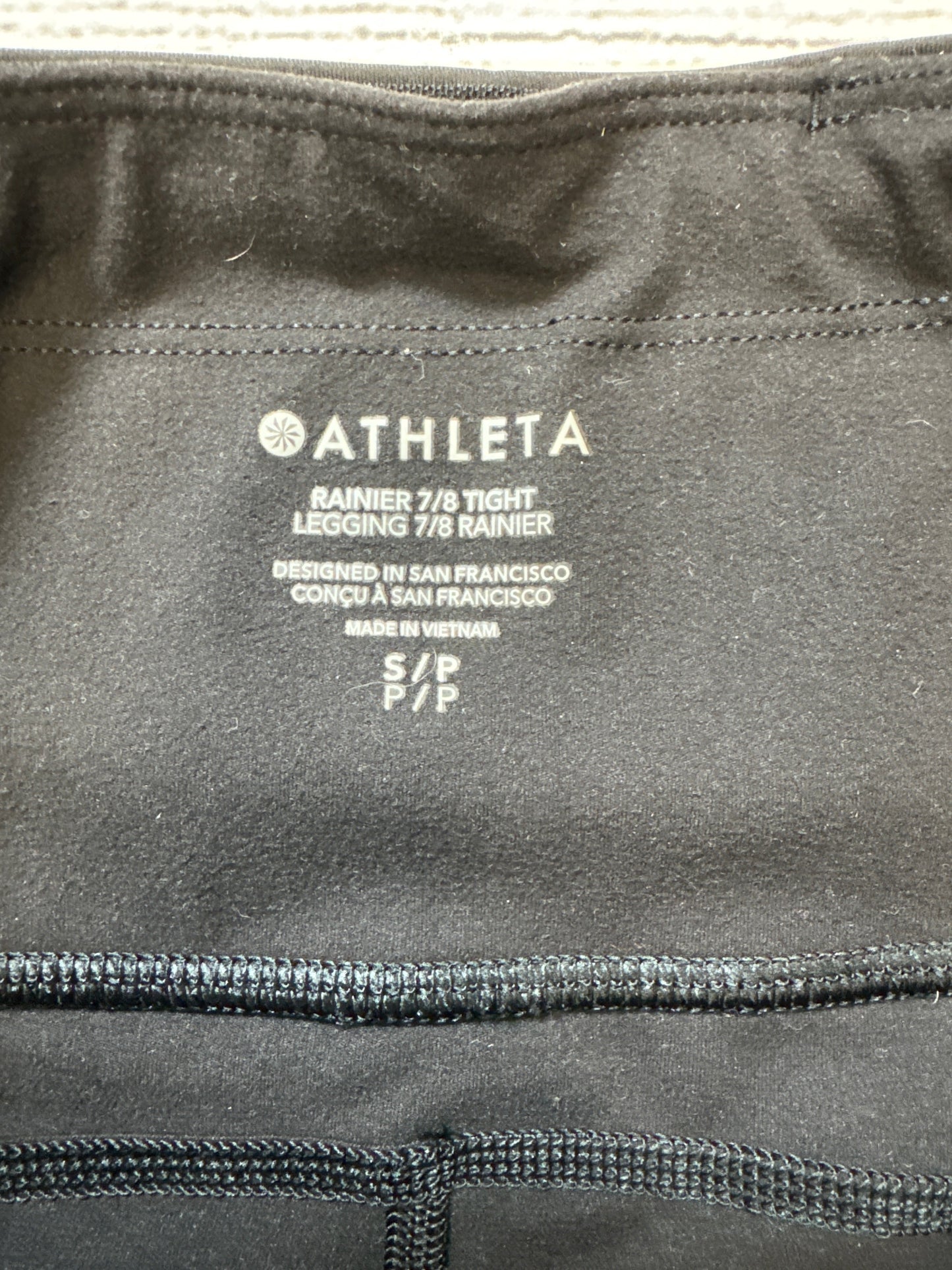 Athletic Leggings By Athleta In Black, Size: S