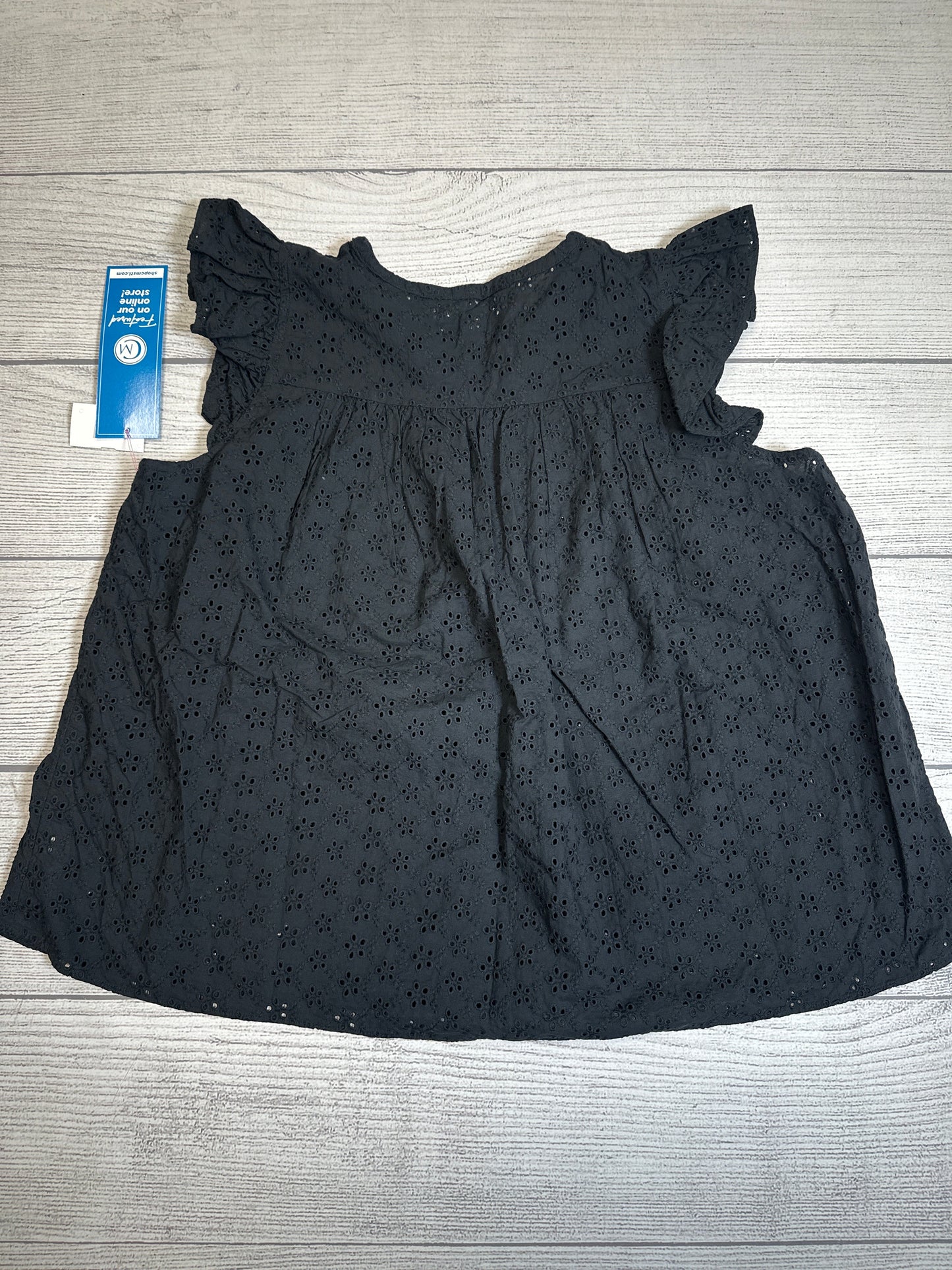 Top Sleeveless By Madewell In Black, Size: 2x