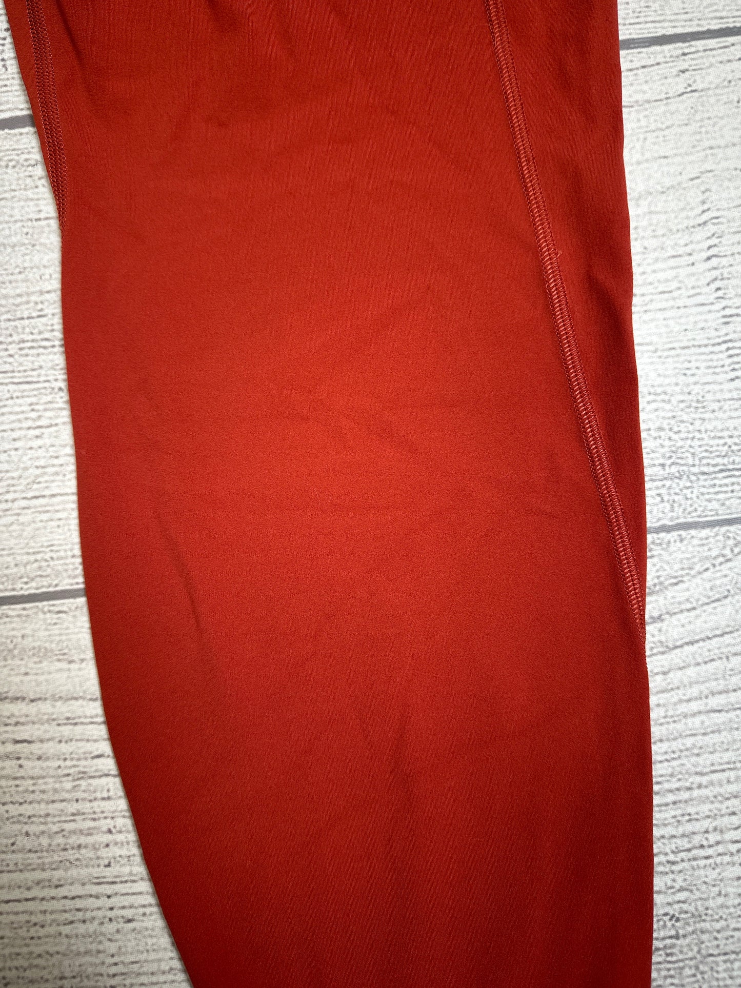 Athletic Leggings By Lululemon In Orange, Size: 1x