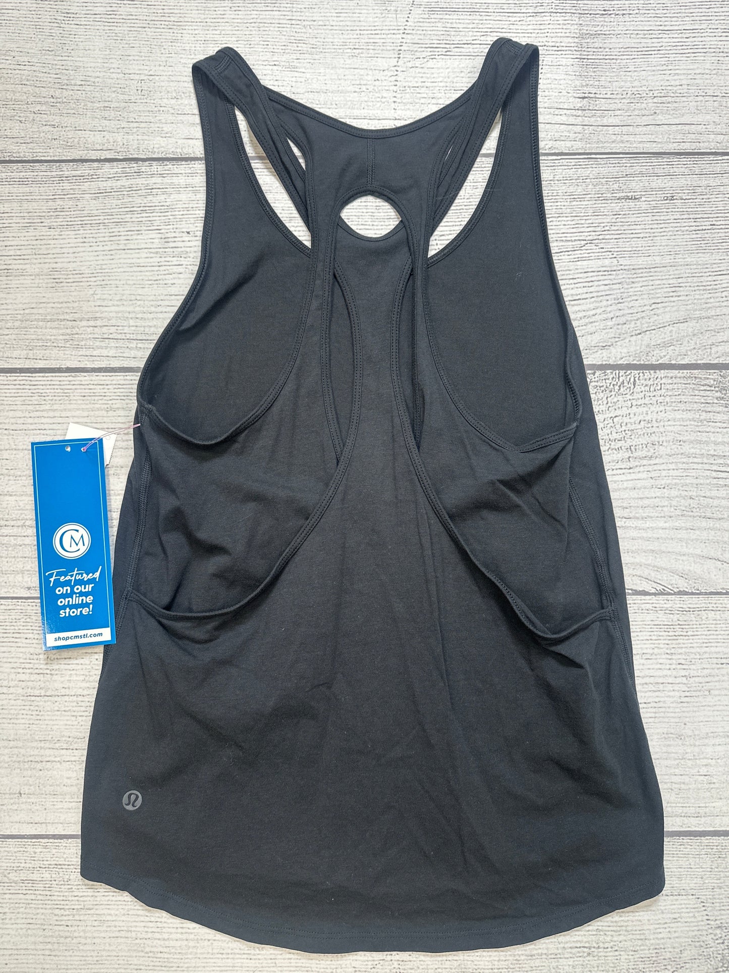 Athletic Tank Top By Lululemon In Black, Size: S