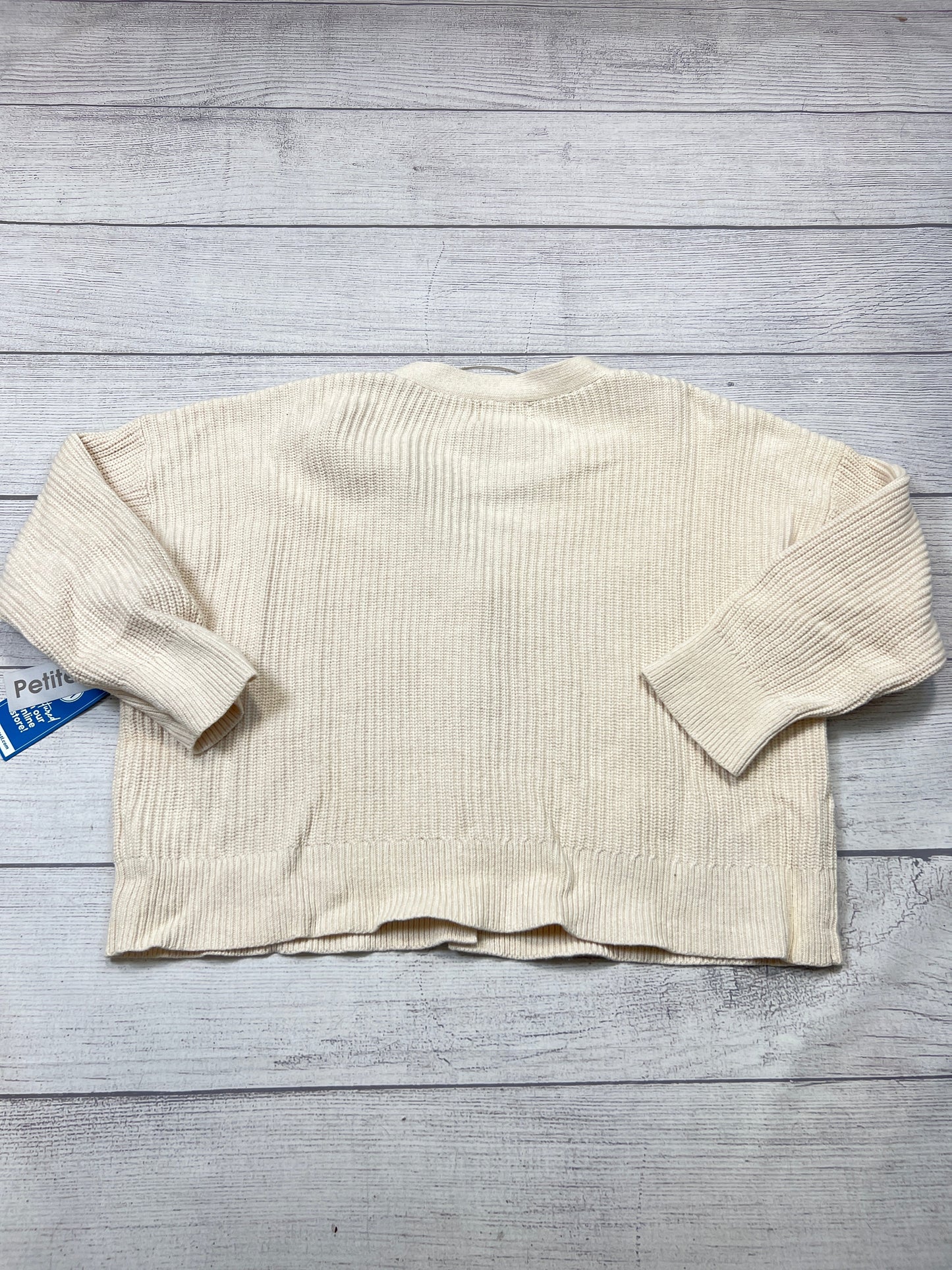 Sweater Cardigan By Old Navy In Cream, Size: Xlp