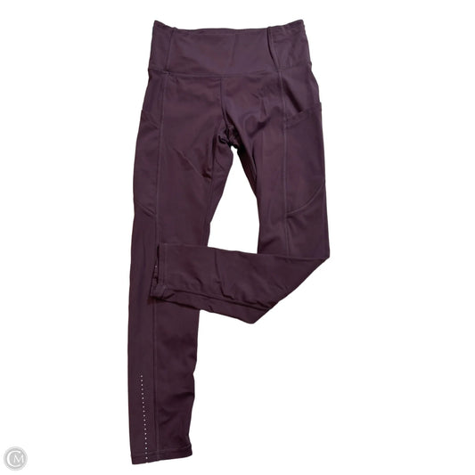 Athletic Capris By Lululemon In Purple, Size: S