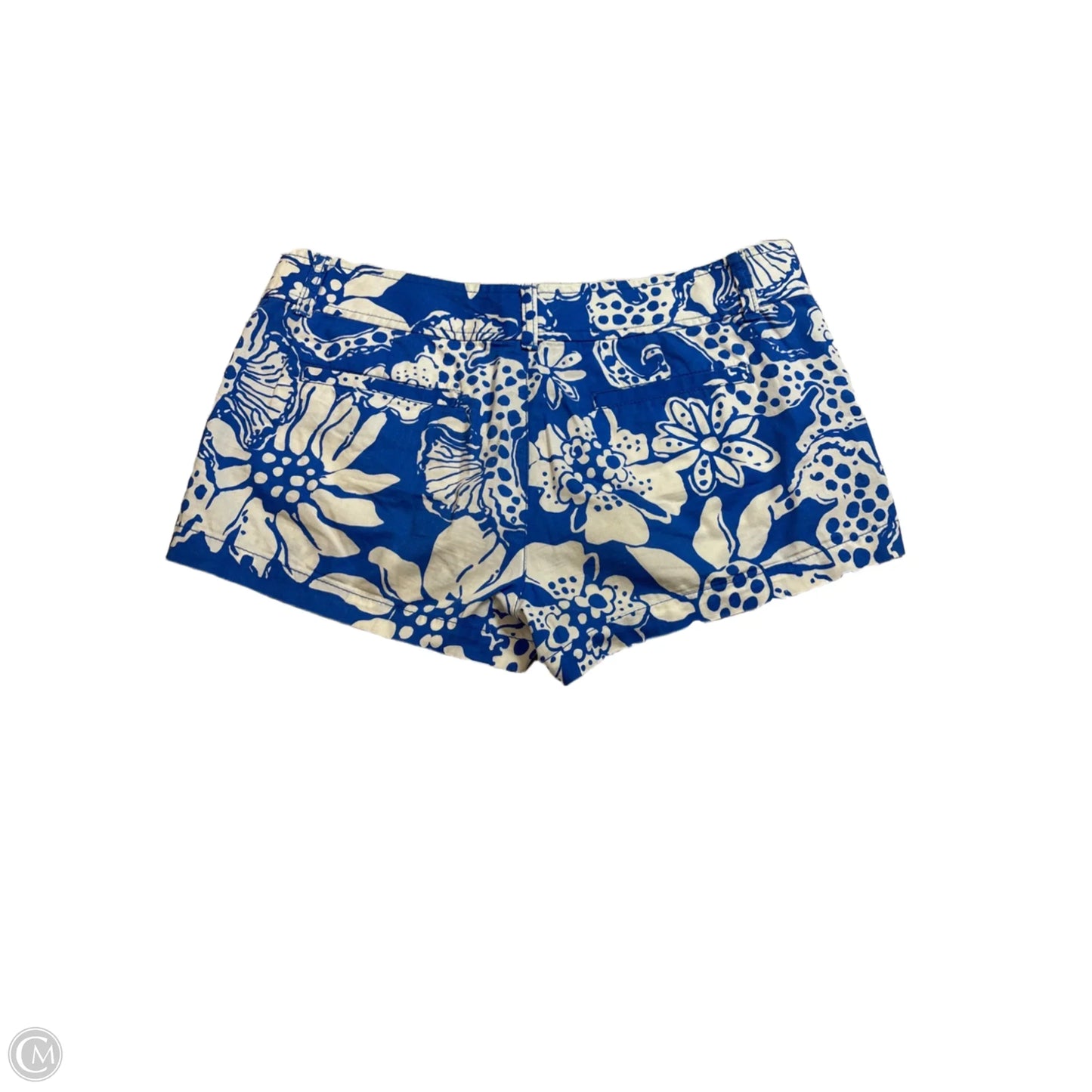 Shorts Designer By Lilly Pulitzer In Blue & White, Size: 8