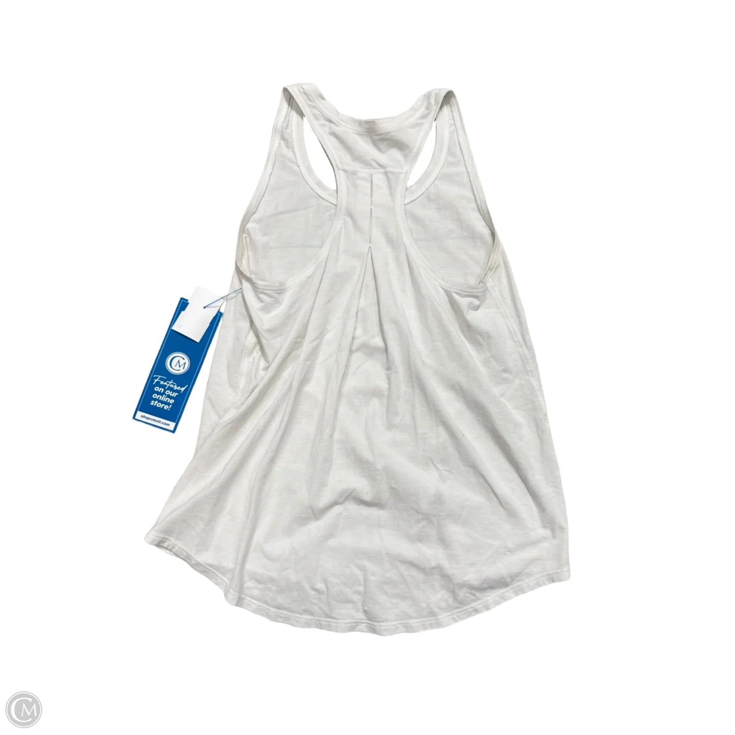 Athletic Tank Top By Lululemon In White, Size: S