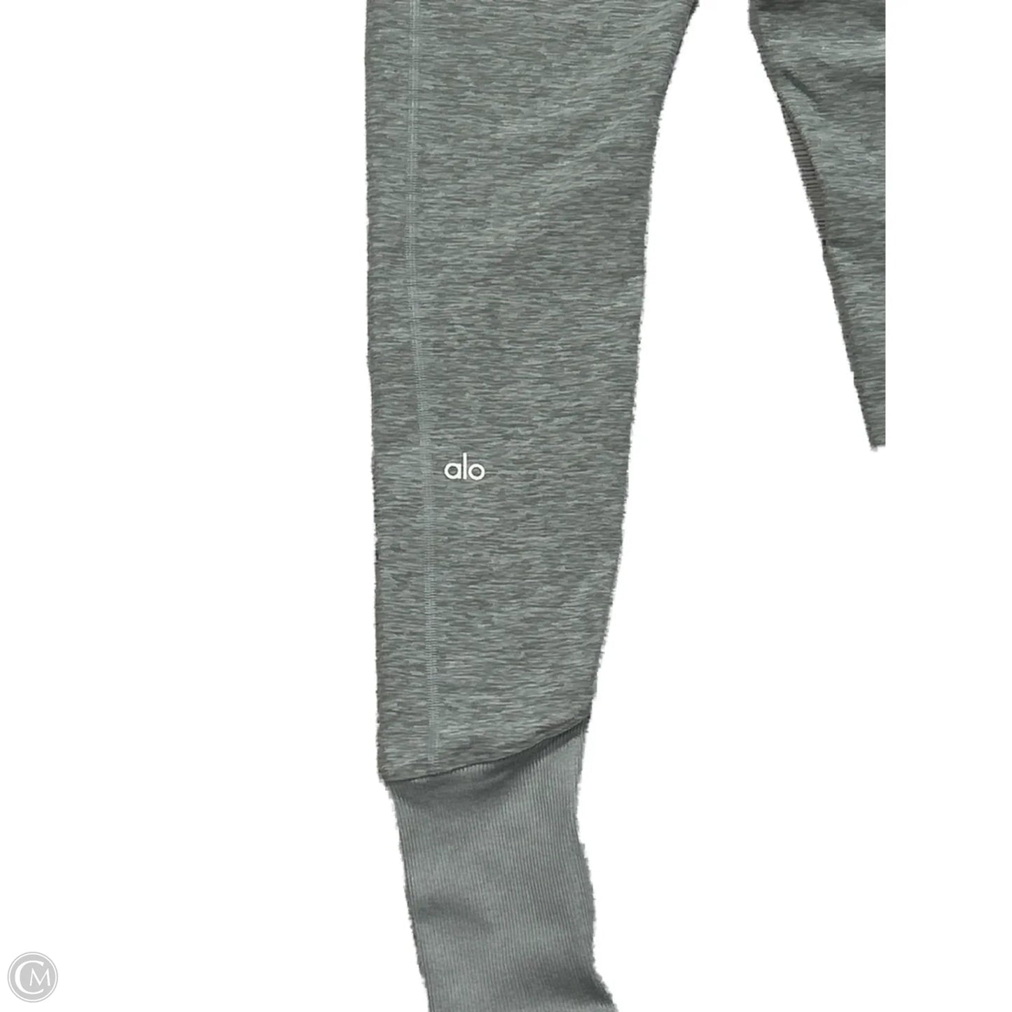 Athletic Leggings By Alo In Grey, Size: S