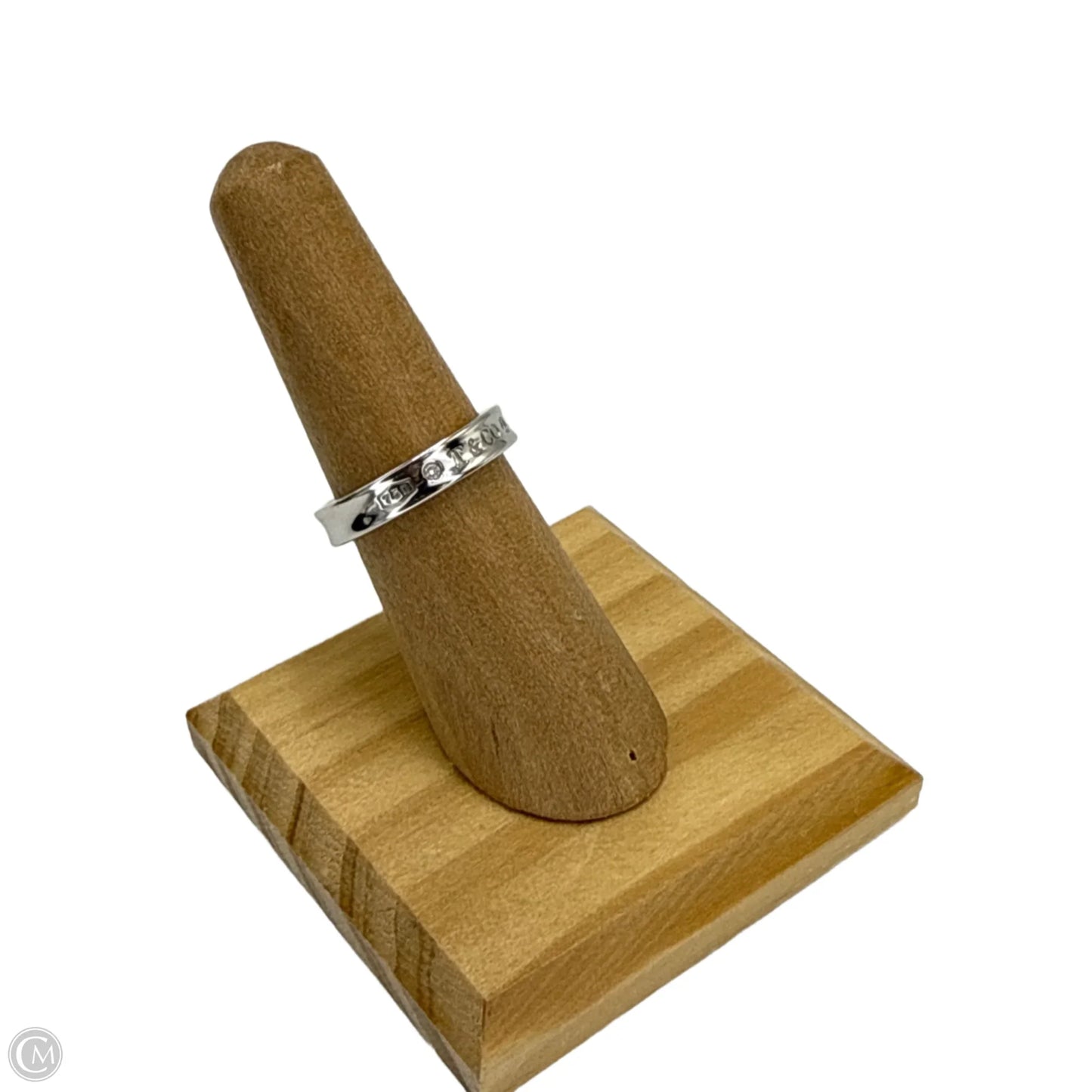 Tiffany & Company 18K White Gold w/ Diamonds 1837 Luxury Ring, Size: 6